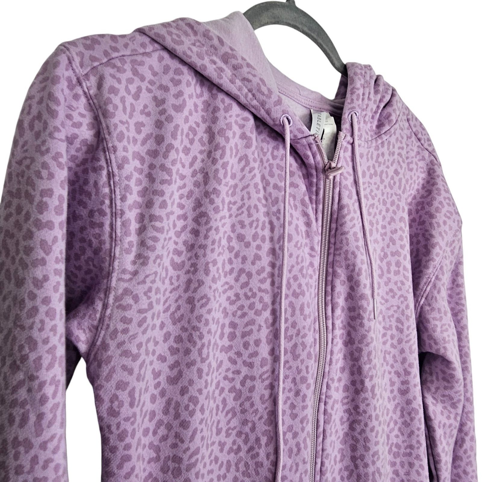 Fabletics Fabletics Womens Forever Fleece Hooded Onesie Leopard Print Size 37" - 8 Thumbnail