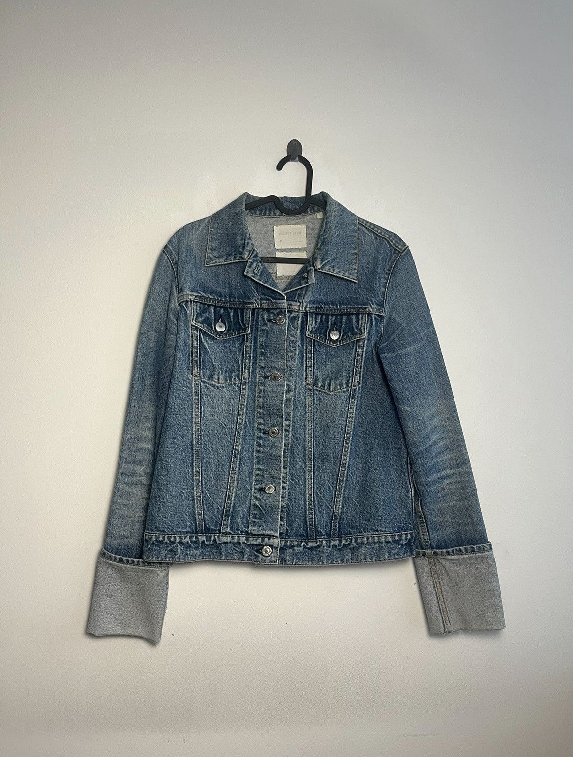 1990s vintage Helmut Lang dark denim jacket – elevated archives
