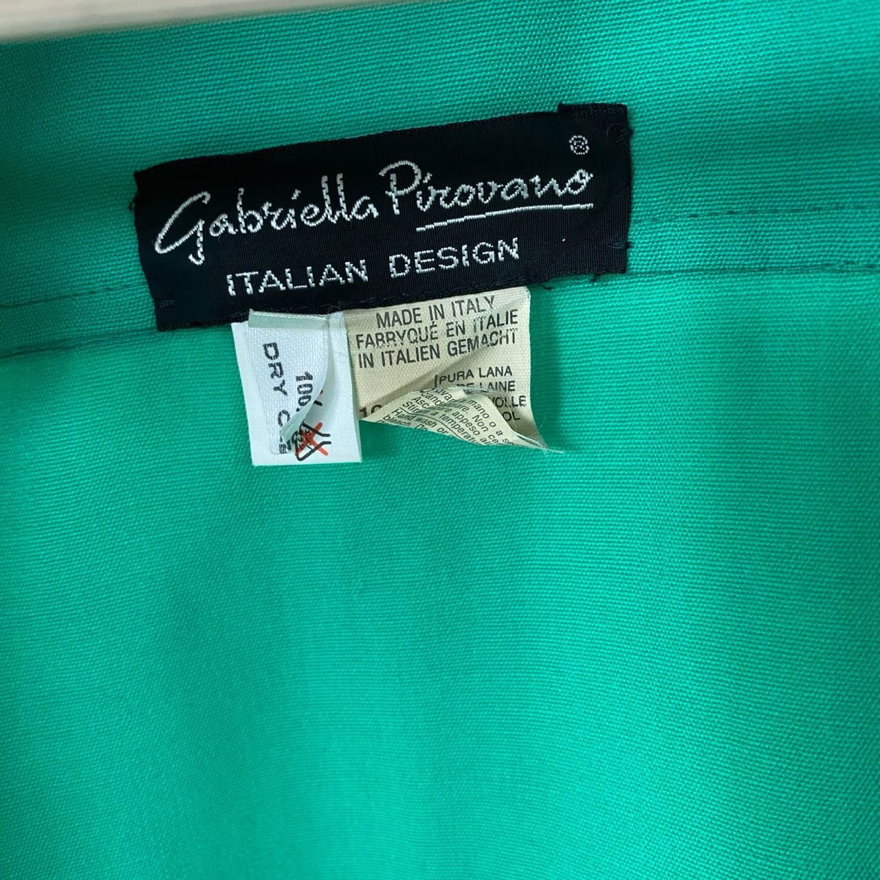 Other Vintage Italian Design Gabriella Provono Pure Wool Jacket Size L / US 10 / IT 46 - 5 Thumbnail