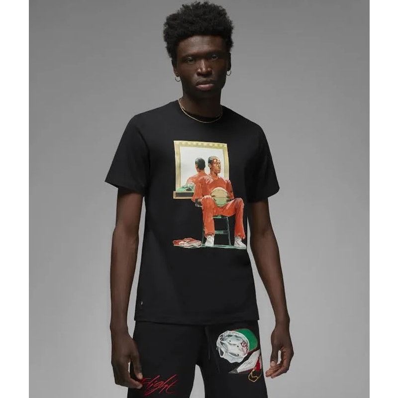 Jordan Brand Nike Jordan Artist Series x Jacob Rochester MJ Portrait Tee Size US L / EU 52-54 / 3 - 1 Thumbnail