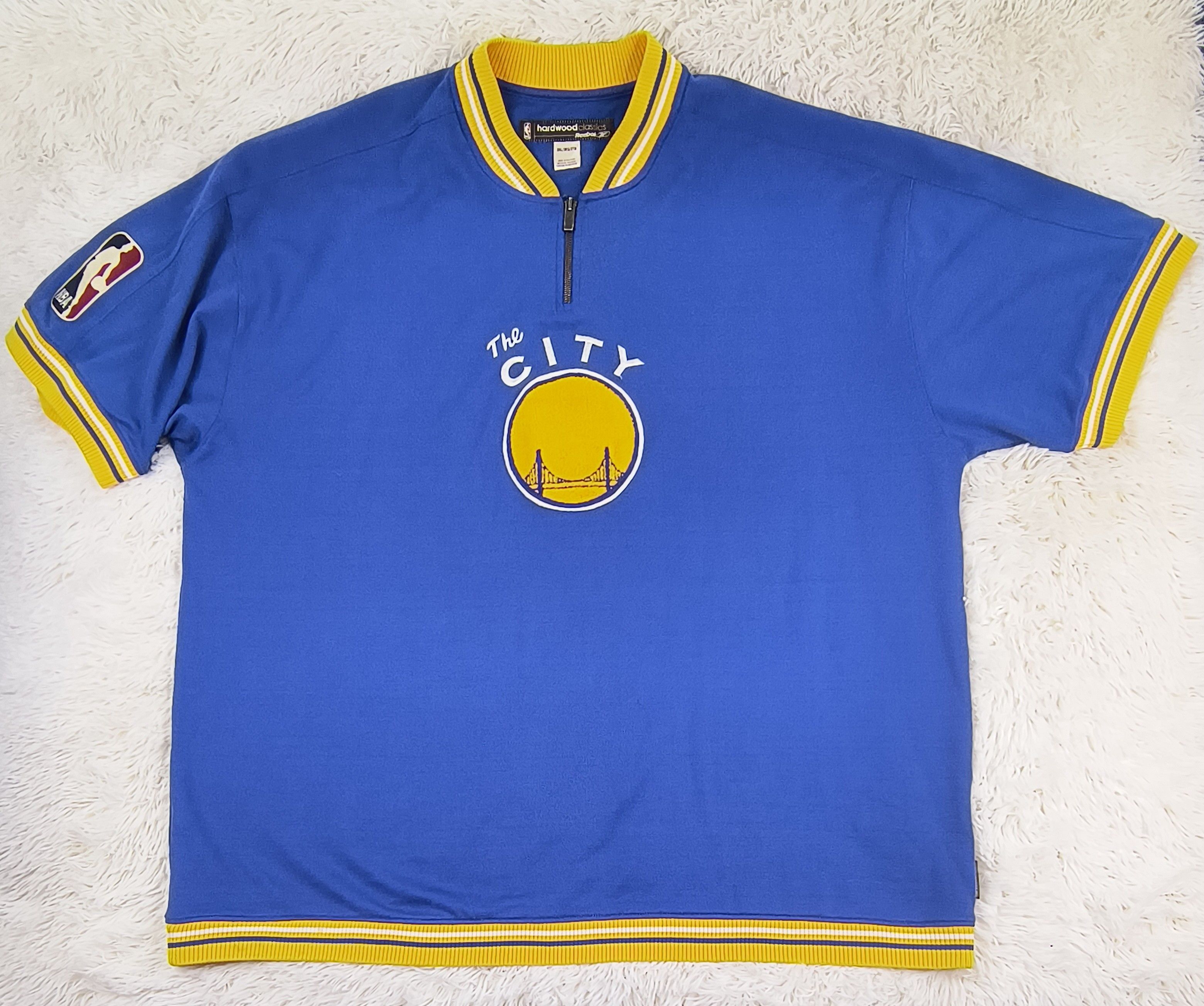 NBA Vintage San Francisco Warriors warm up shooting 90s jersey Size US XXL / EU 58 / 5 - 2 Thumbnail