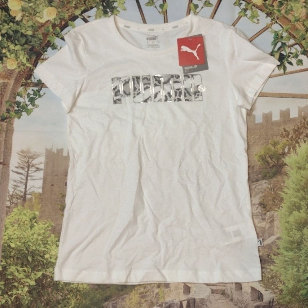 Puma PUMA Rebel Graphic Tee - Size Small - NWT Size S / US 4 / IT 40 - 1 Thumbnail