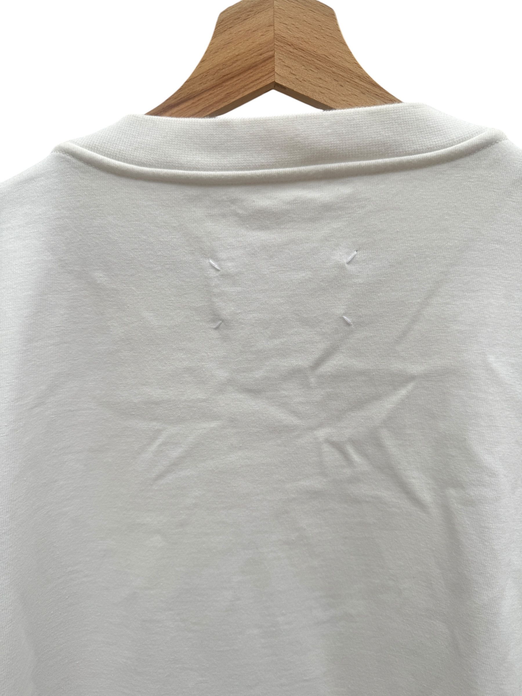 Maison Margiela White Short sleeves sweater Size US L / EU 52-54 / 3 - 4 Thumbnail