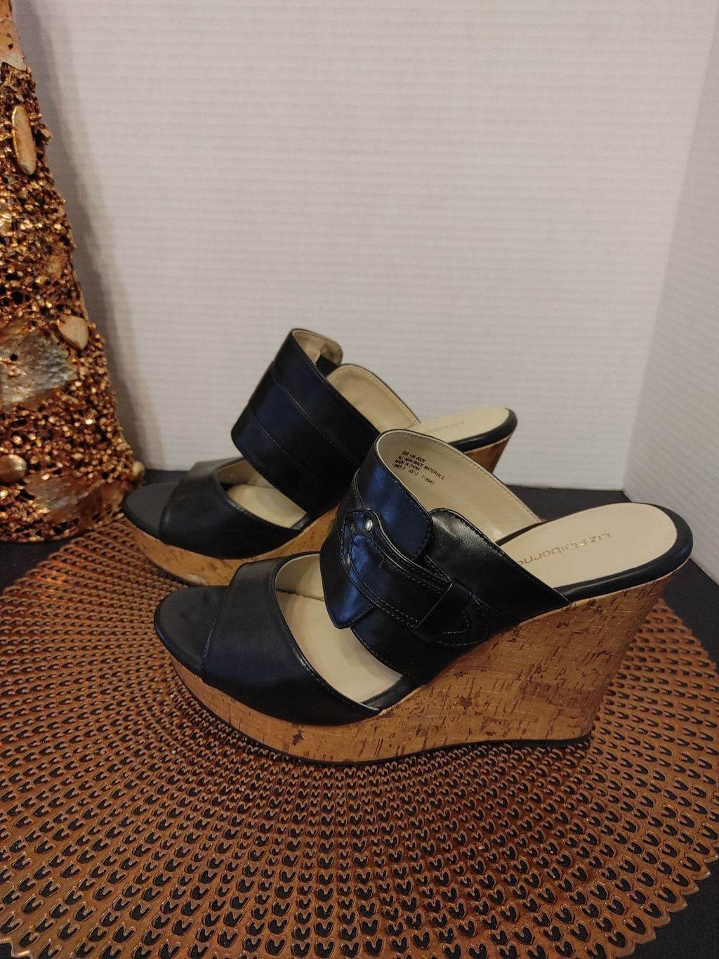 LIZ LISA Liz Claiborne Leather Sandals Size 9M Size US 9 / IT 39 - 1 Thumbnail