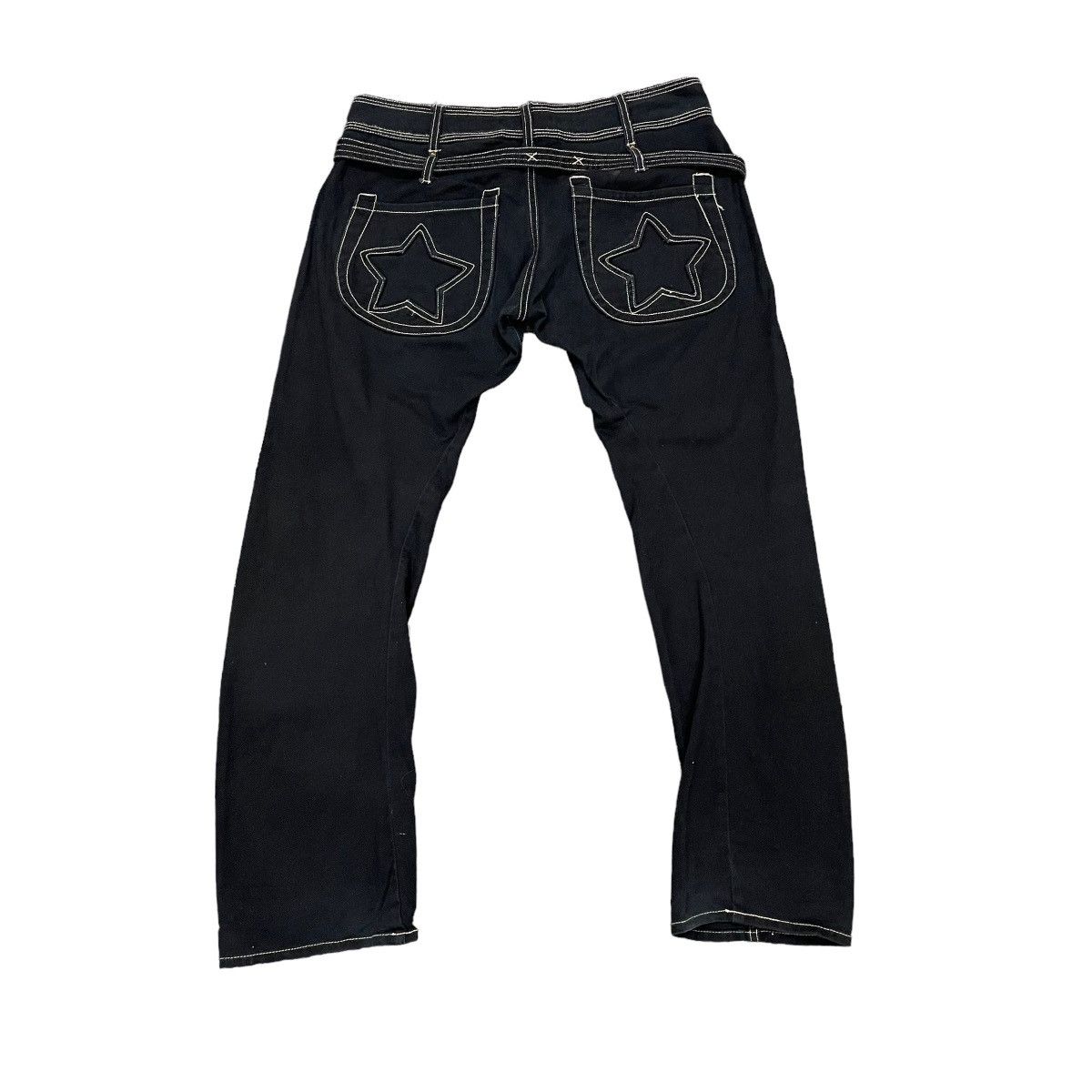 If Six Was Nine × Japanese Brand × True Religion Japanese Brand Clef De Sol Denim Pants Size 34" / US 12 / IT 48 - 1 Thumbnail