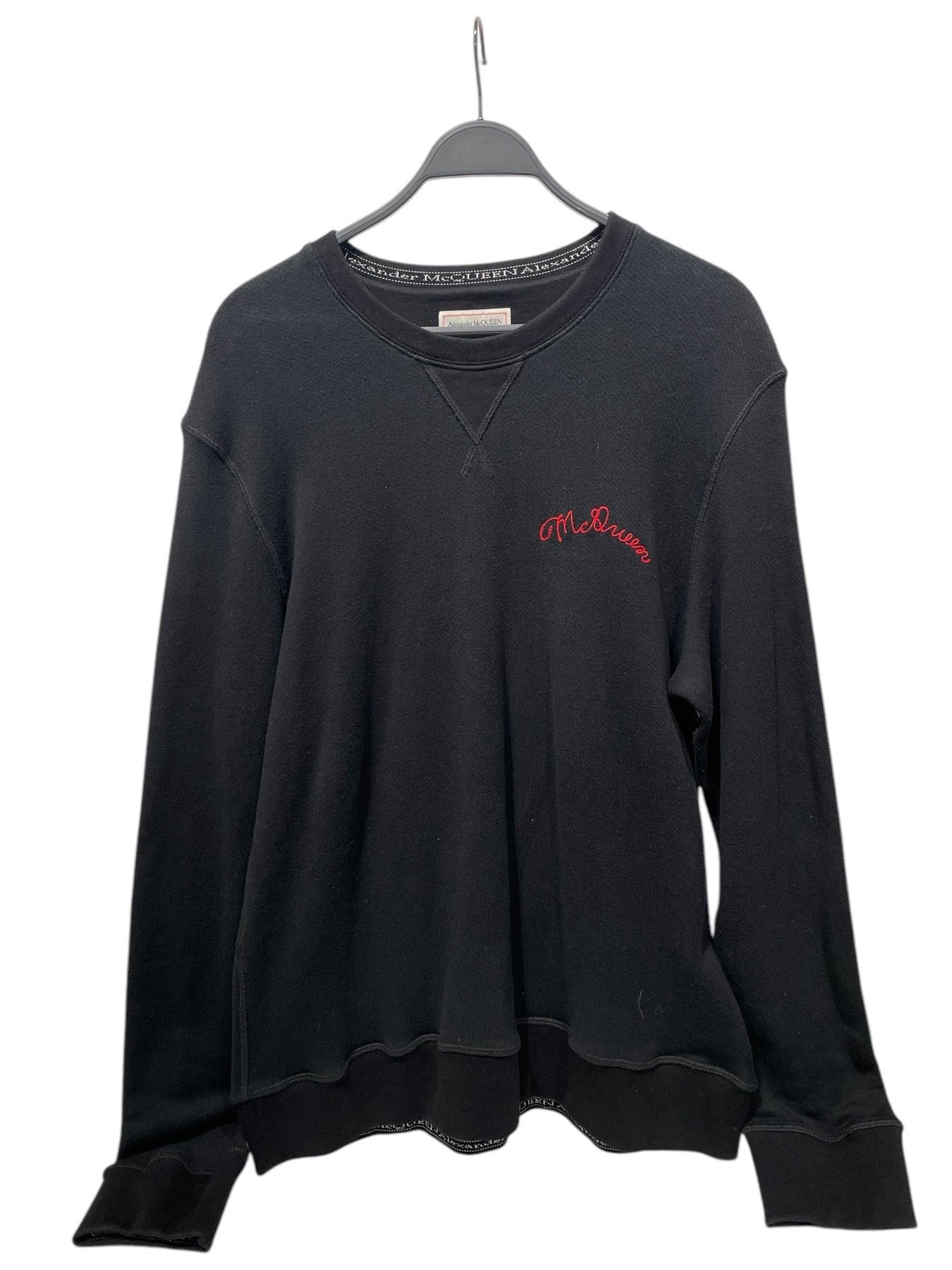 Alexander McQueen Archive Embroidered Logo Sweatshirt Size US XXL / EU 58 / 5 - 1 Thumbnail