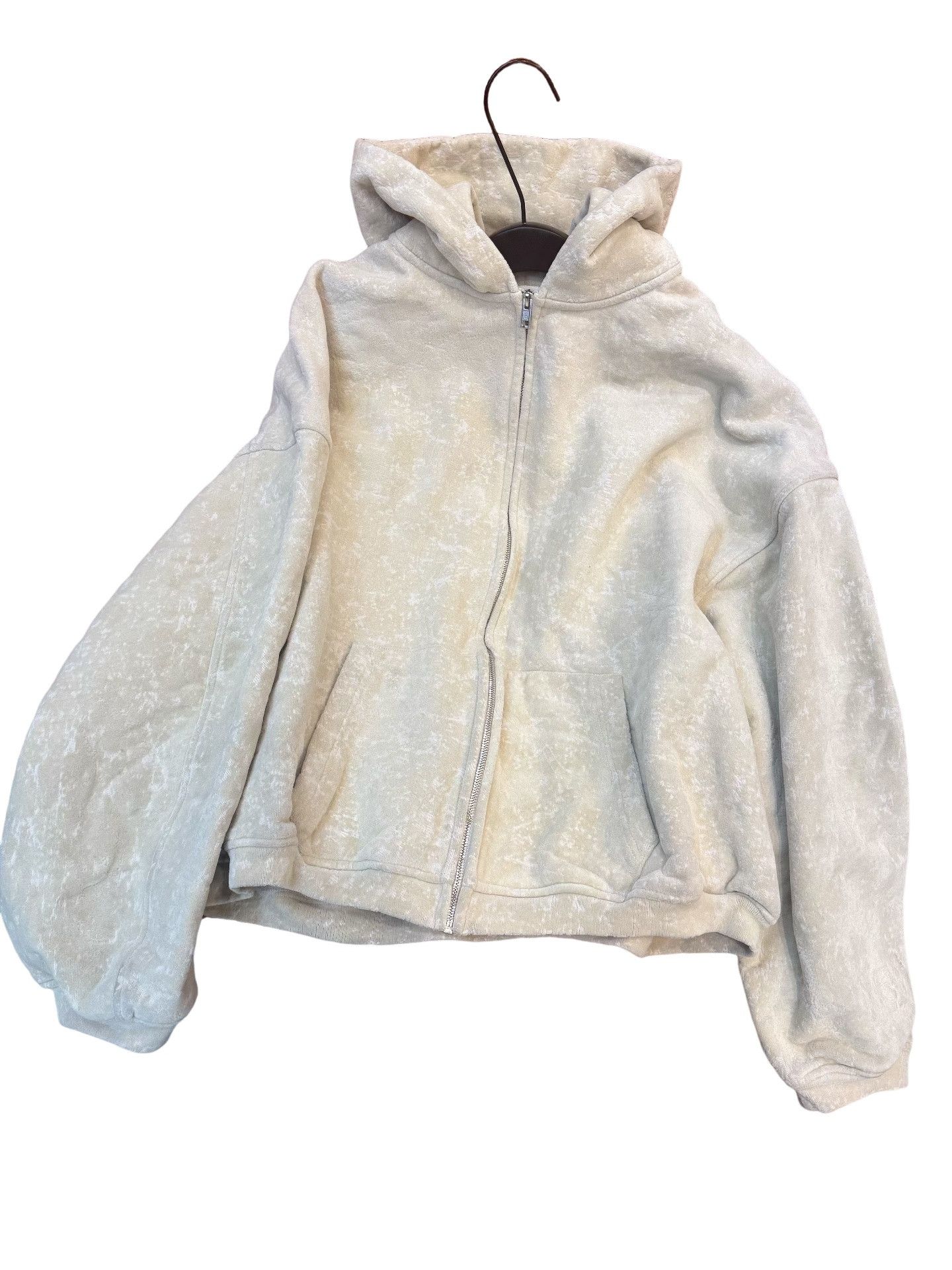 Alexander Wang Alexander Wang Flocked Zip Hoodie Size M Size US M / EU 48-50 / 2 - 1 Thumbnail