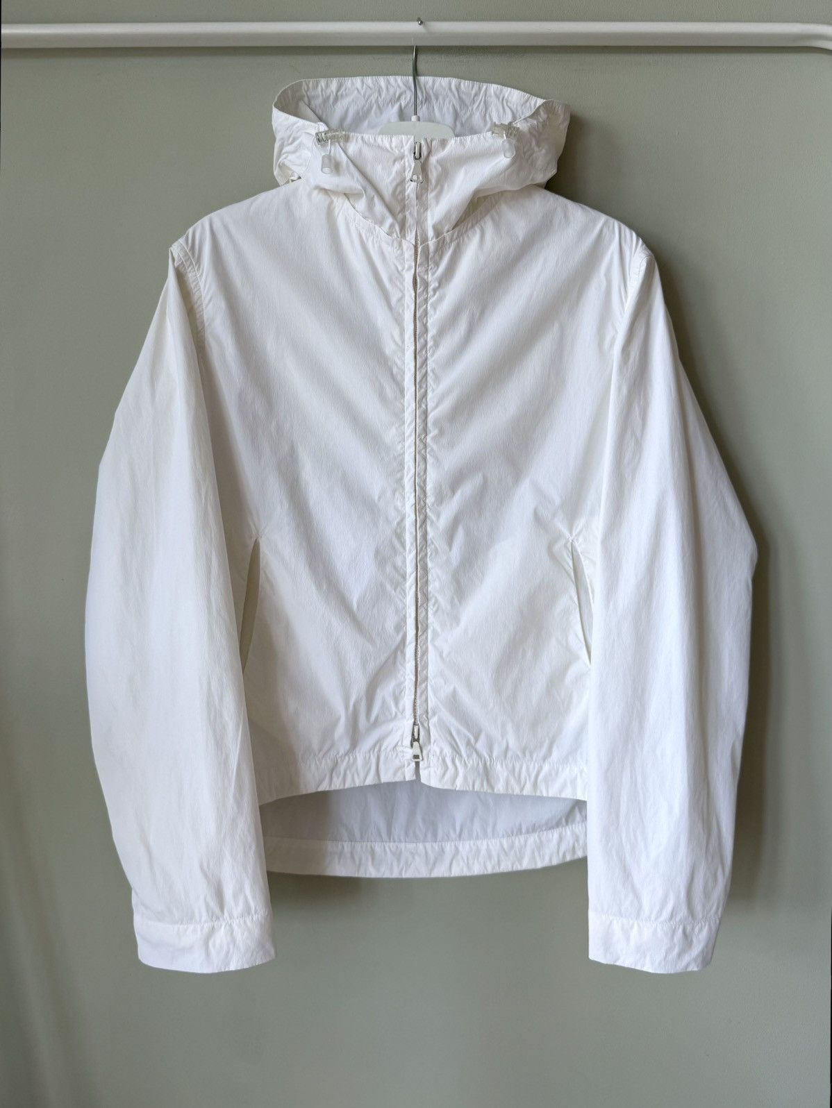 Jil Sander Jil Sander Archive white hooded jacket runway Size S / US 4 / IT 40 - 1 Thumbnail