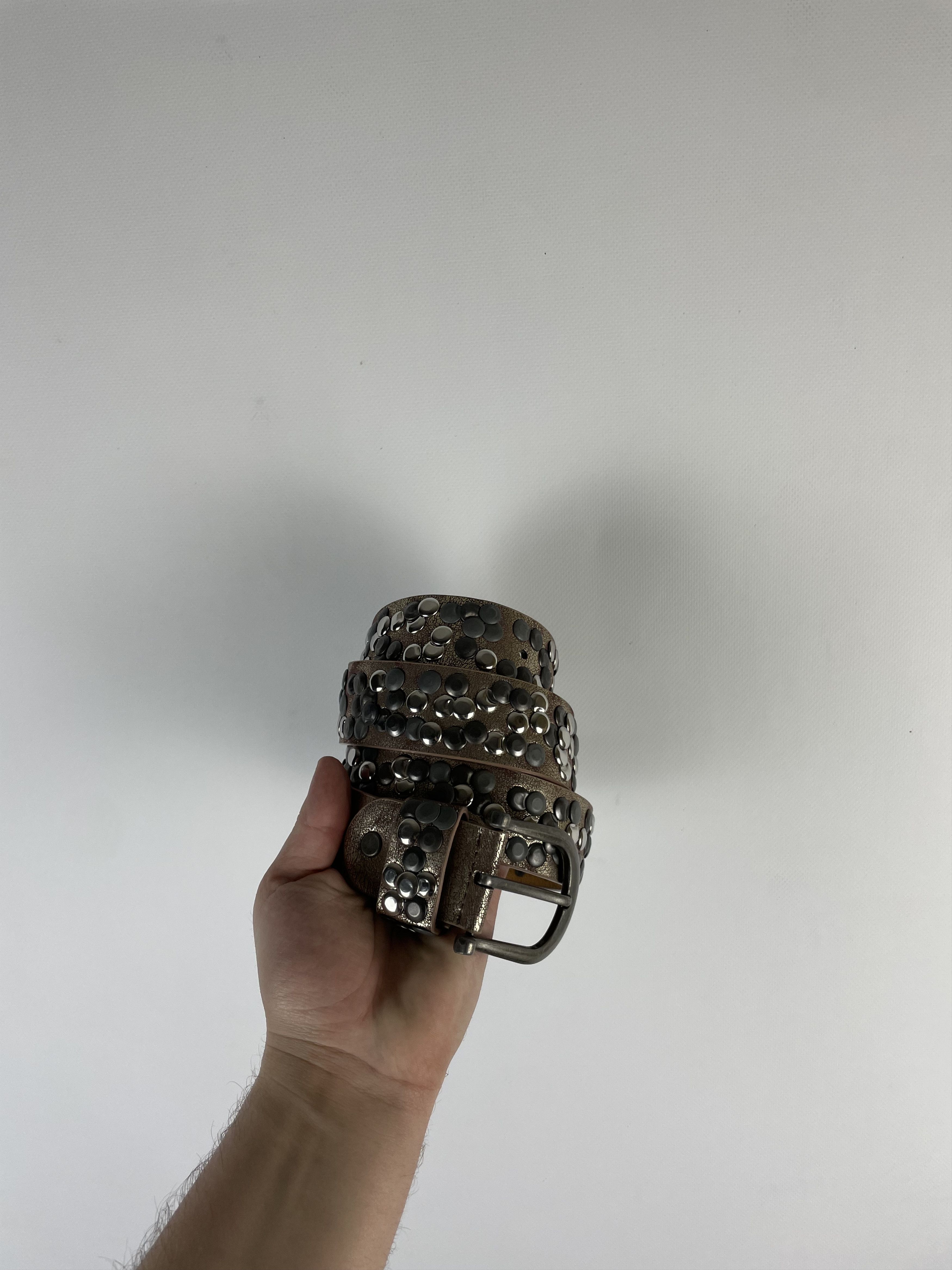 Other Vintage Leather belt Avant Garde Style Y2k Size ONE SIZE - 1 Thumbnail