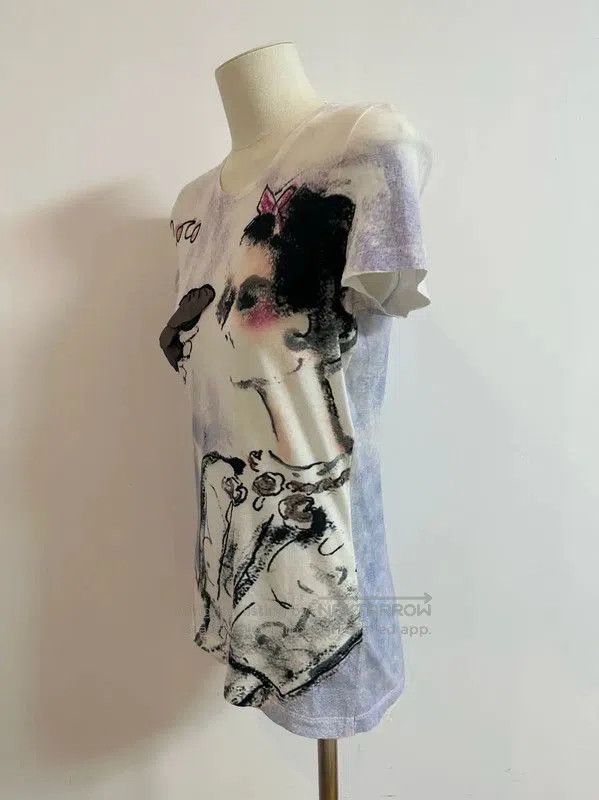 Chanel Chanel Multicolor Graphic Cotton T-shirt . Size XS / US 0-2 / IT 36-38 - 2 Thumbnail
