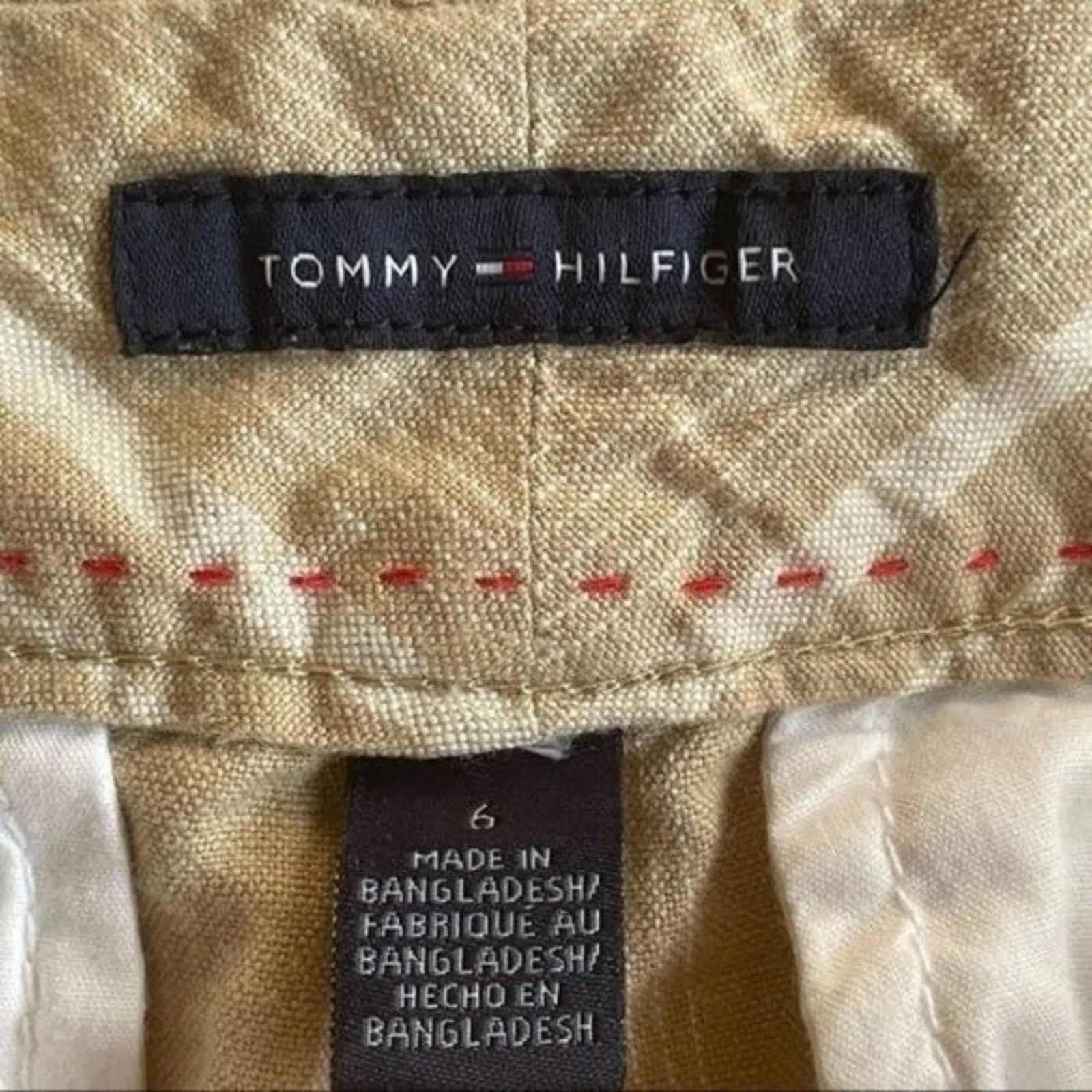 Tommy Hilfiger Tommy Hilfiger NWT· Size 6 · Linen Blend Chino Shorts Beige Size 28" / US 6 / IT 42 - 4 Thumbnail