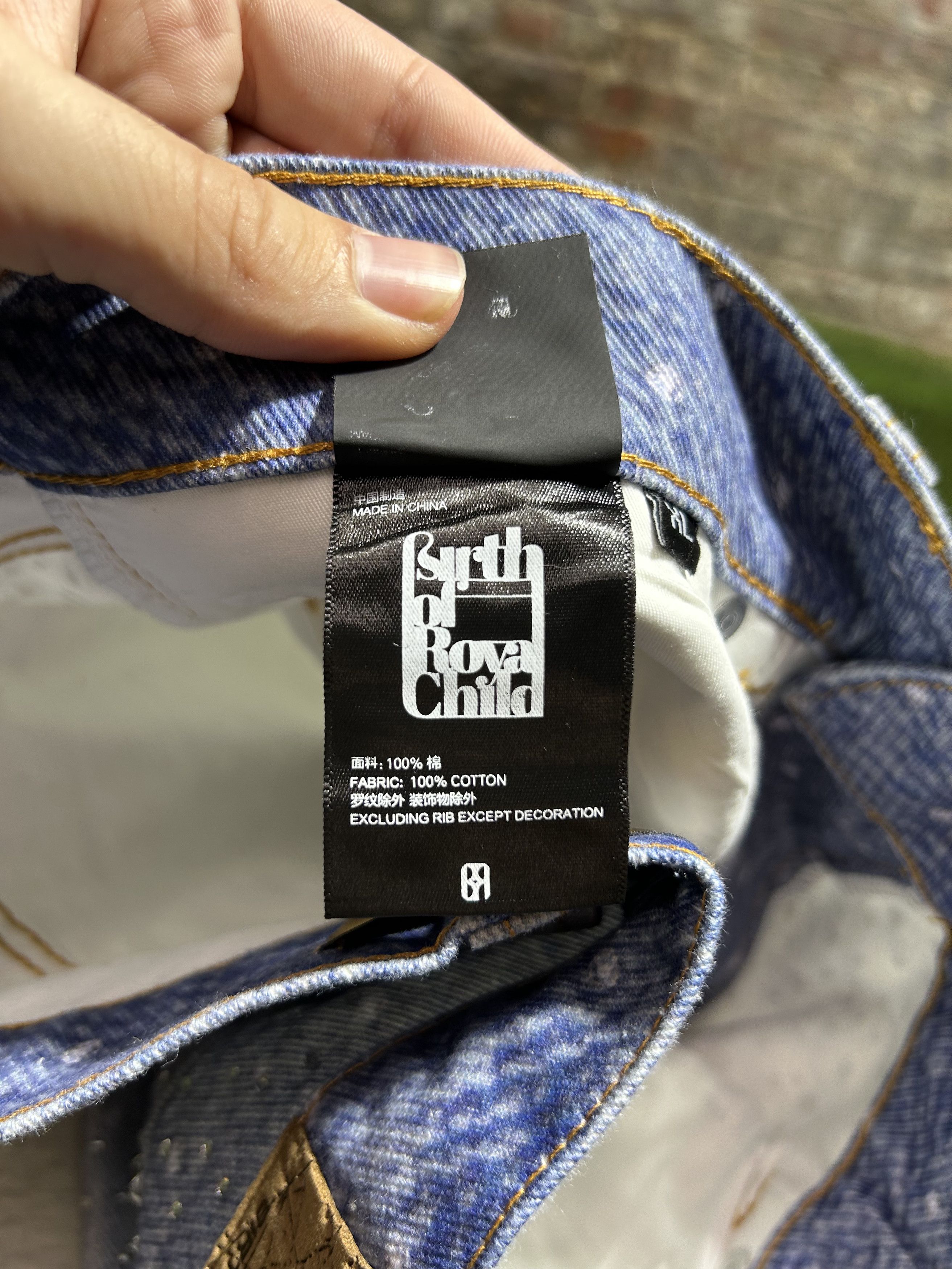 Birth of Royal Child Birth of a Royal Child Diamond Boro-Jeans Size US 36 / EU 52 - 5 Thumbnail