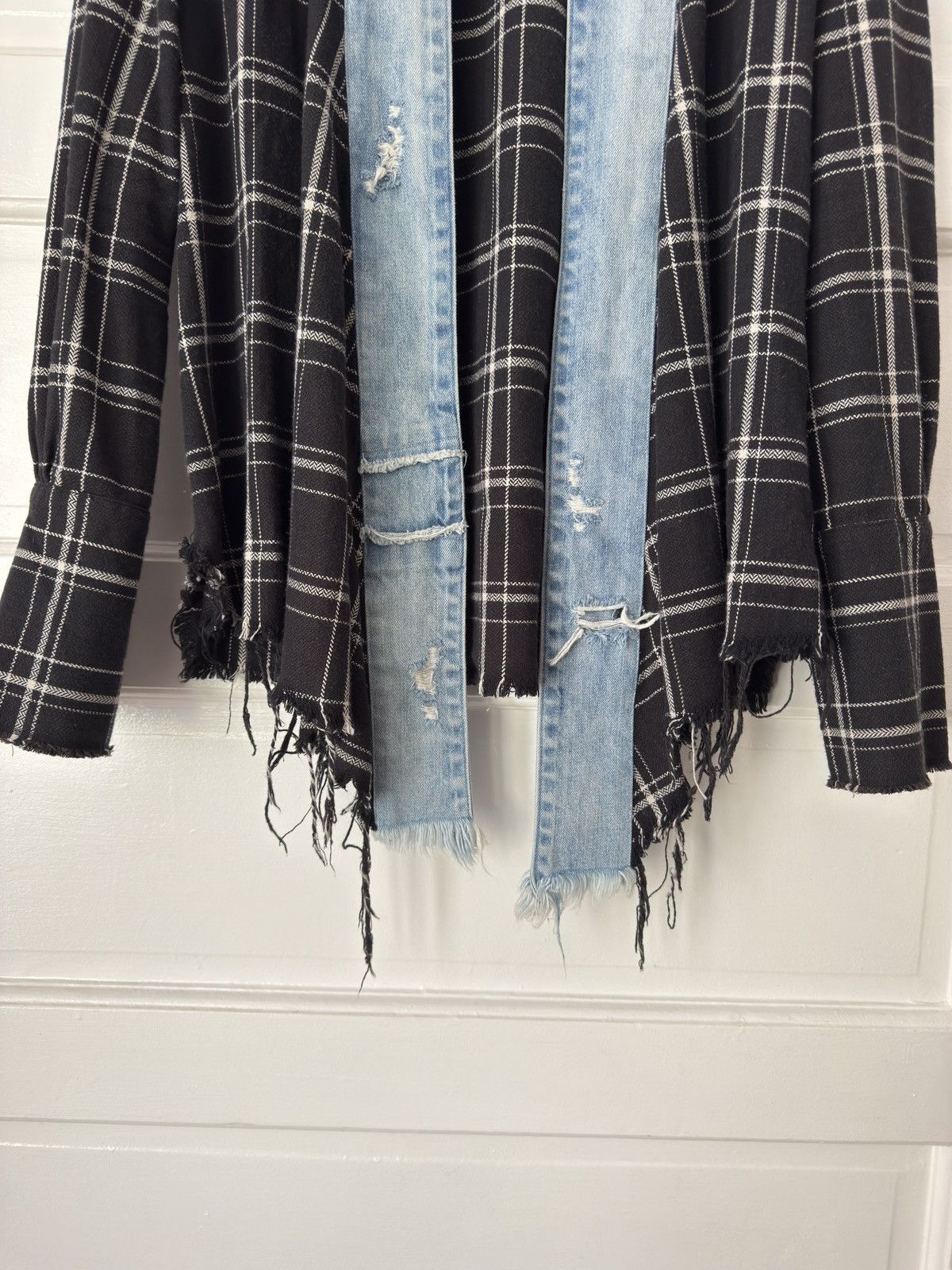 Greg Lauren Black Kimono Flannel Size US XL / EU 56 / 4 - 3 Thumbnail