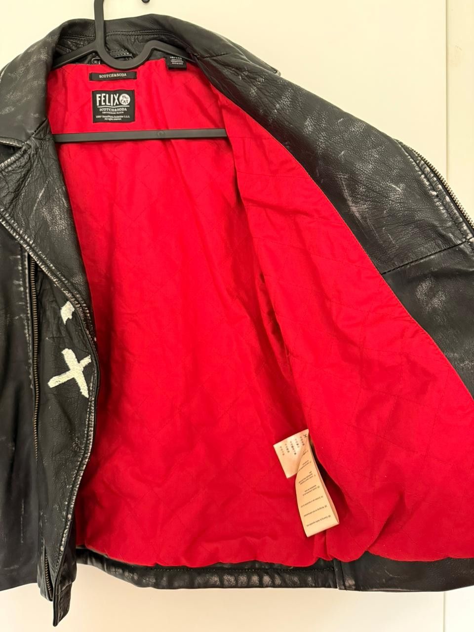 Scotch & Soda Archive Piece - Scotch & Soda x Felix the Cat Leather Jacket Size XS / US 0-2 / IT 36-38 - 3 Thumbnail