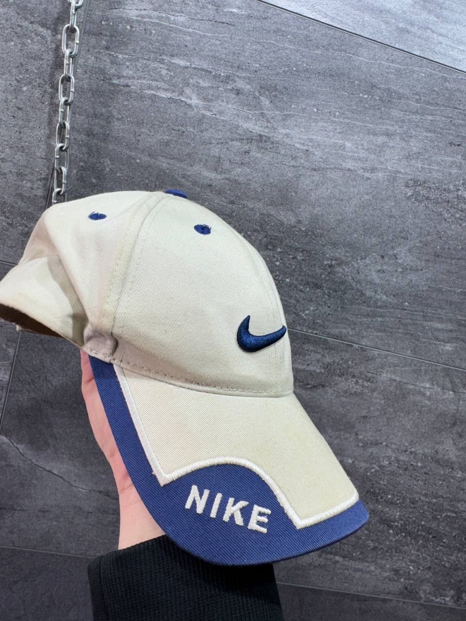 Vintage Mens Vintage Nike Cap Big Logo Swoosh Y2K Rare Drill Size ONE SIZE - 3 Thumbnail