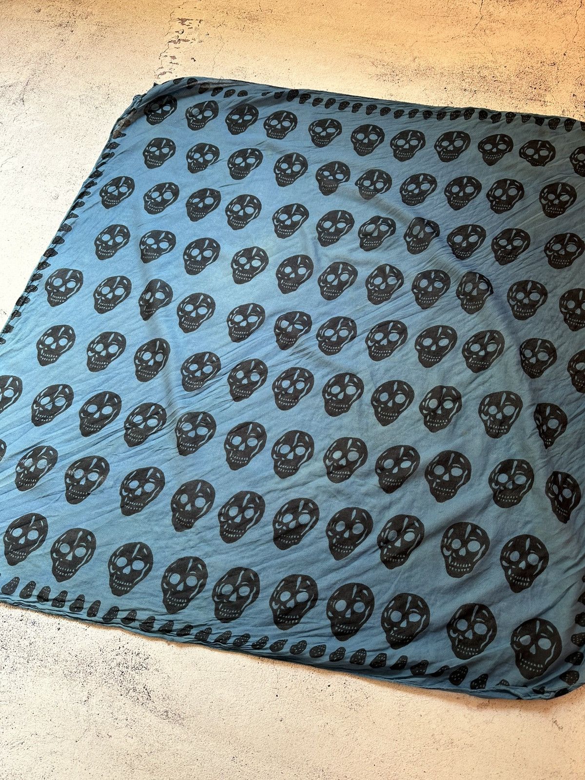 Japanese Brand Skull scarf Size ONE SIZE - 10 Thumbnail