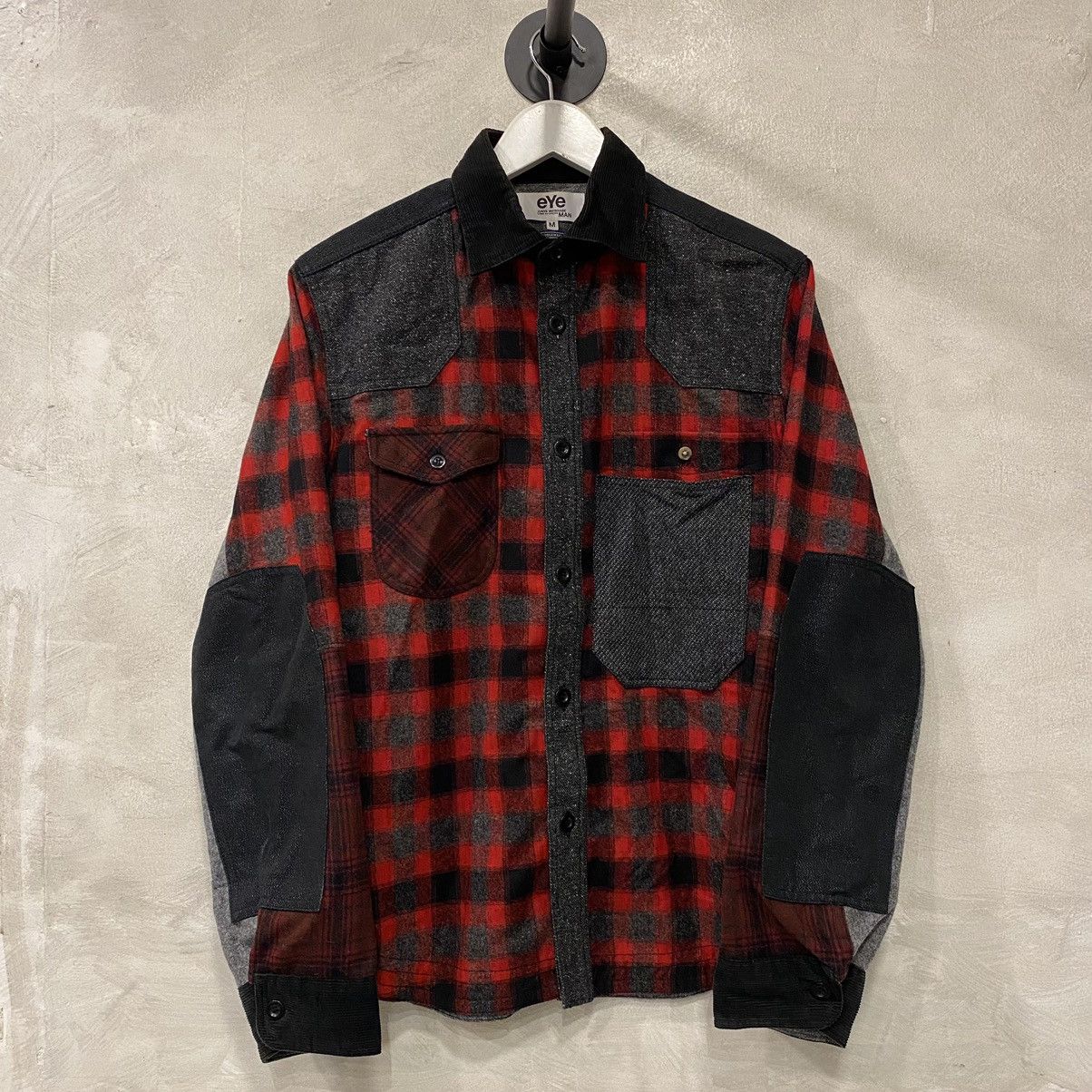 Junya Watanabe Junya Watanabe Eye CDG Man x Pendleton Wool Patchwork Shirt Size US M / EU 48-50 / 2 - 1 Thumbnail