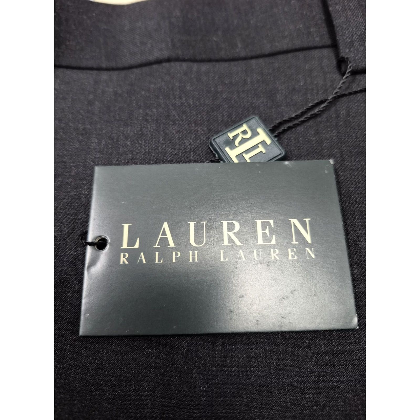 Ralph Lauren VTG Lauren Ralph Lauren Suit Pants Mens 38x34 Gray Wool Flat Front Dress Pants Size 38R - 3 Thumbnail