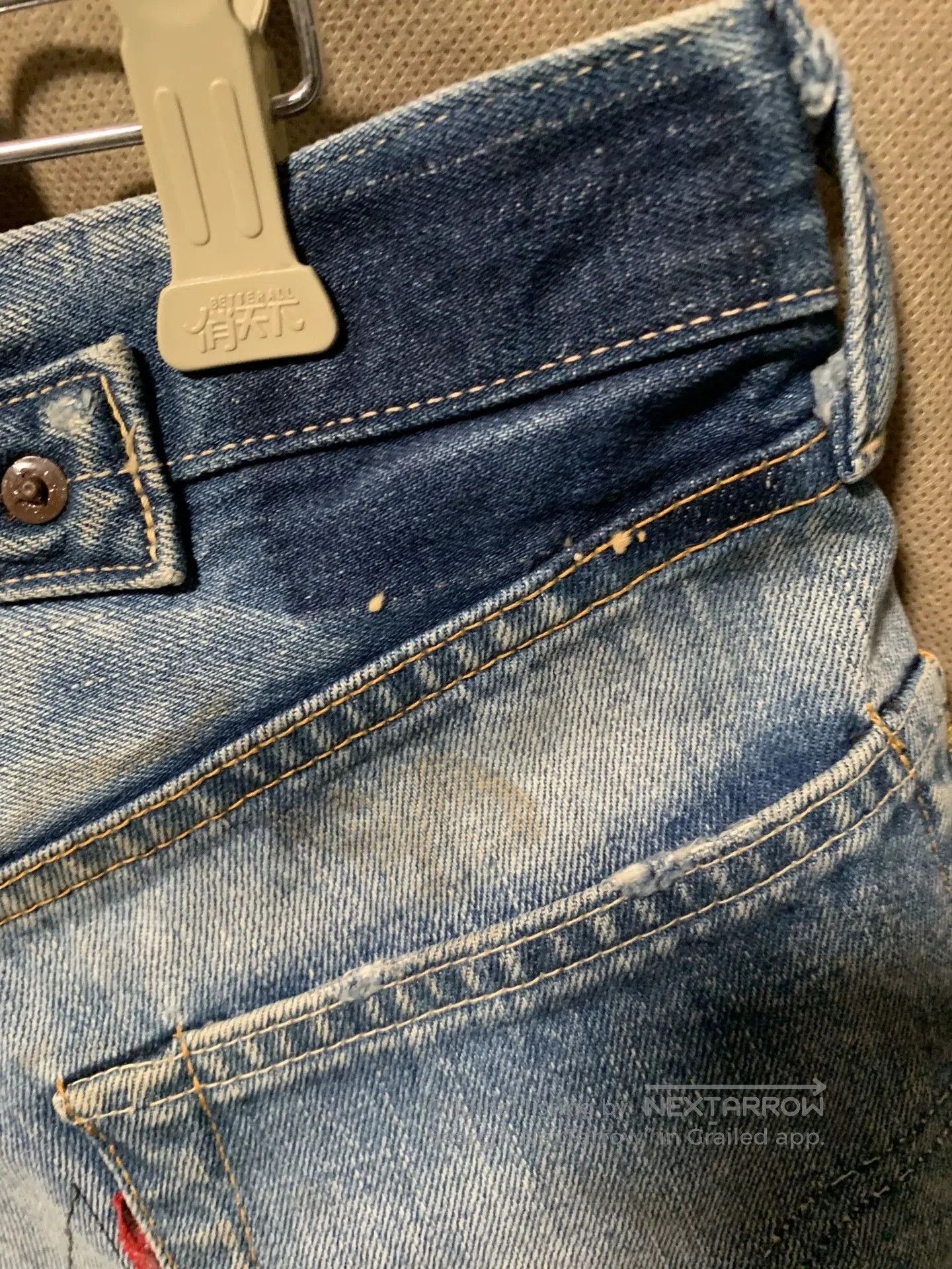 LVC classic distressed high-end jeans lvc. Size US 28 / EU 44 - 4 Thumbnail