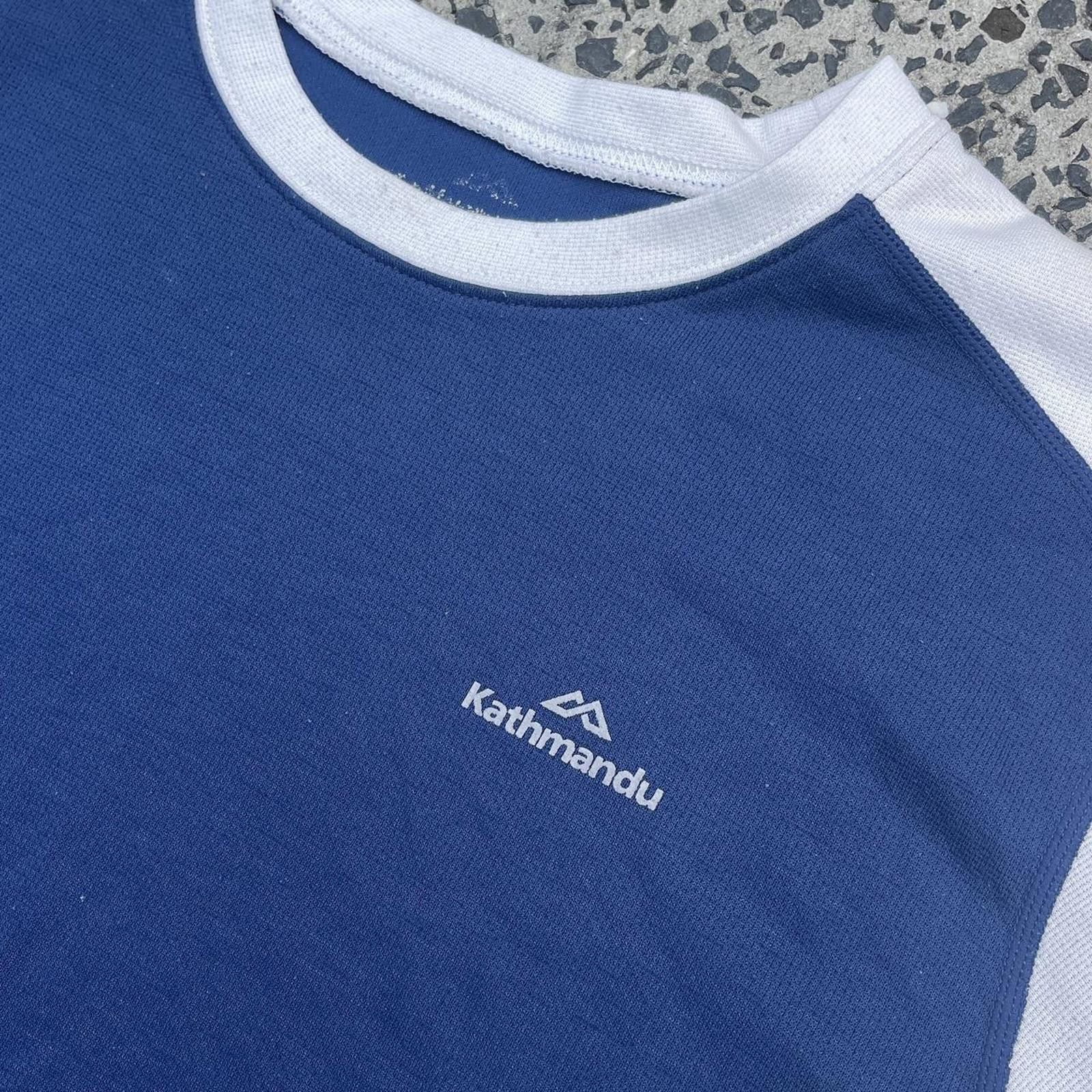 Kathmandu Blue and White Kathmandu Tee Size M / US 6-8 / IT 42-44 - 3 Thumbnail