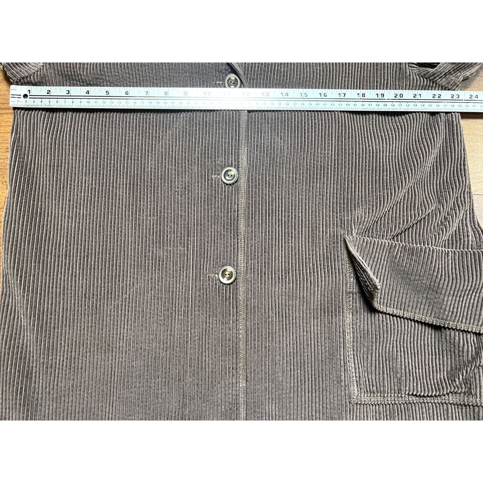 J. Jill VINTAGE J Jill Shacket Corduroy Brown 3 Button Womens Large Jacket Mens? Size L / US 10 / IT 46 - 4 Thumbnail