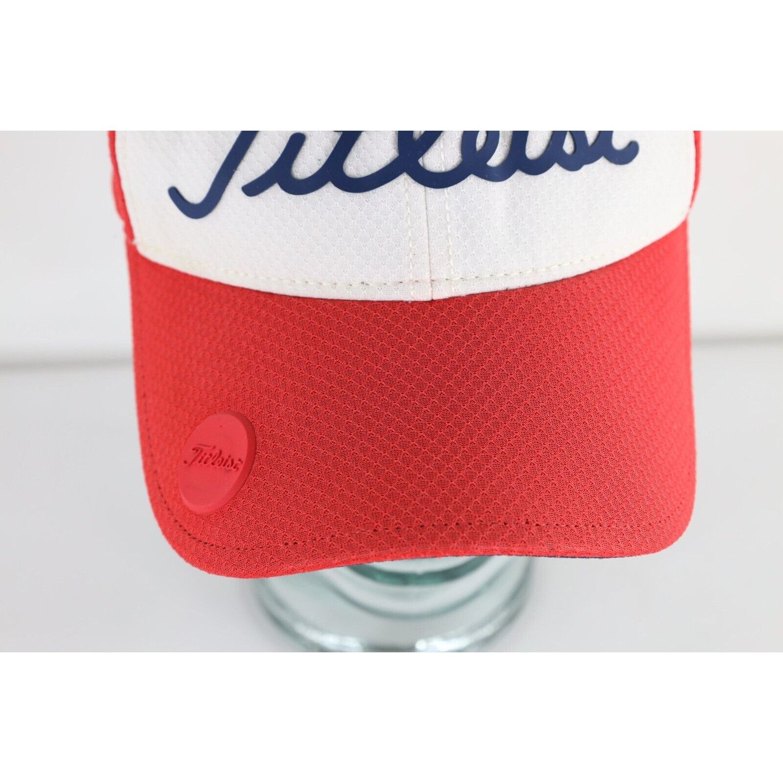 Titleist Titleist Golf Distressed Script Spell Out Color Block Hat Size ONE SIZE - 2 Thumbnail