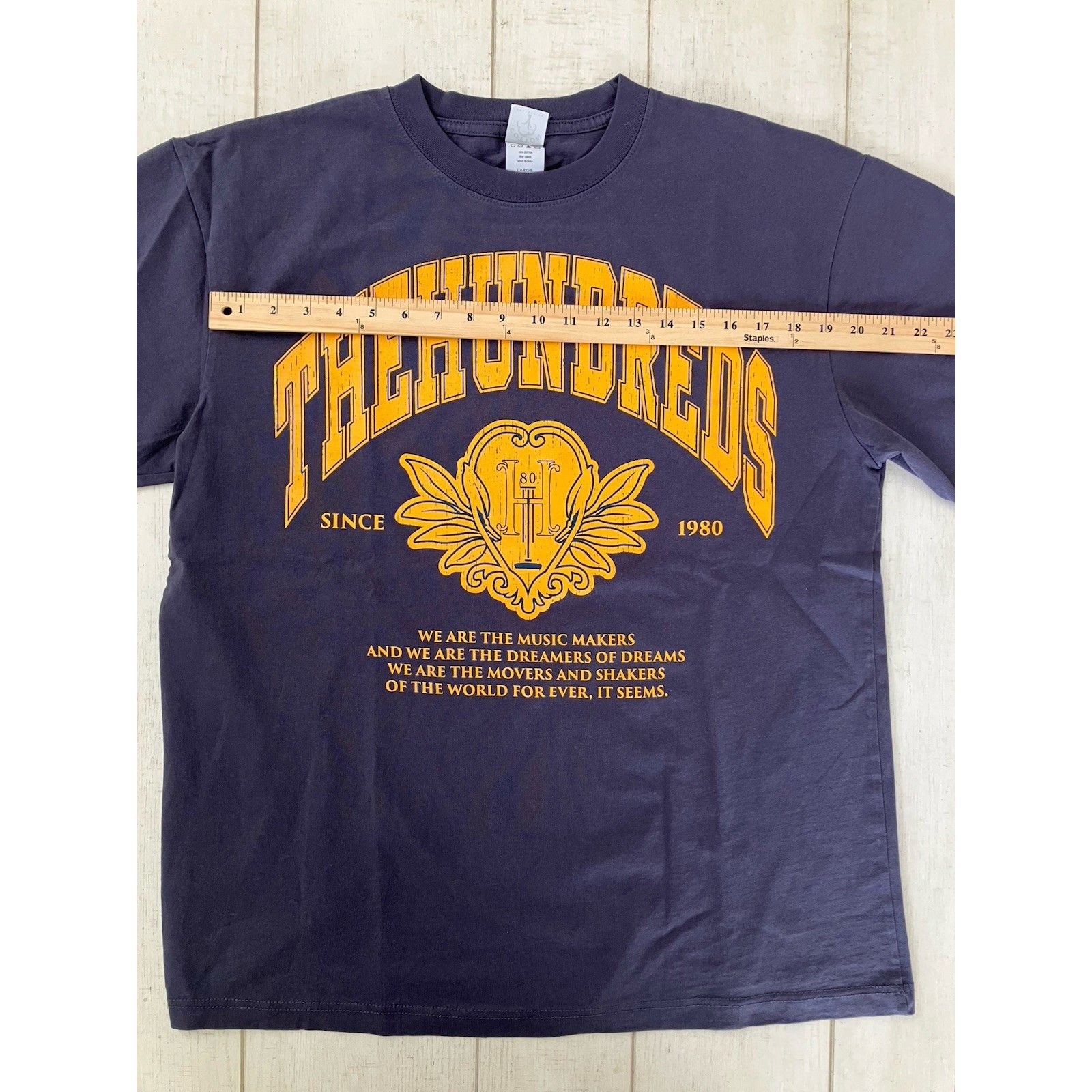 The Hundreds The Hundreds Curves Script Dreamers Shakers Alumnus T-Shirt Size US L / EU 52-54 / 3 - 8 Thumbnail