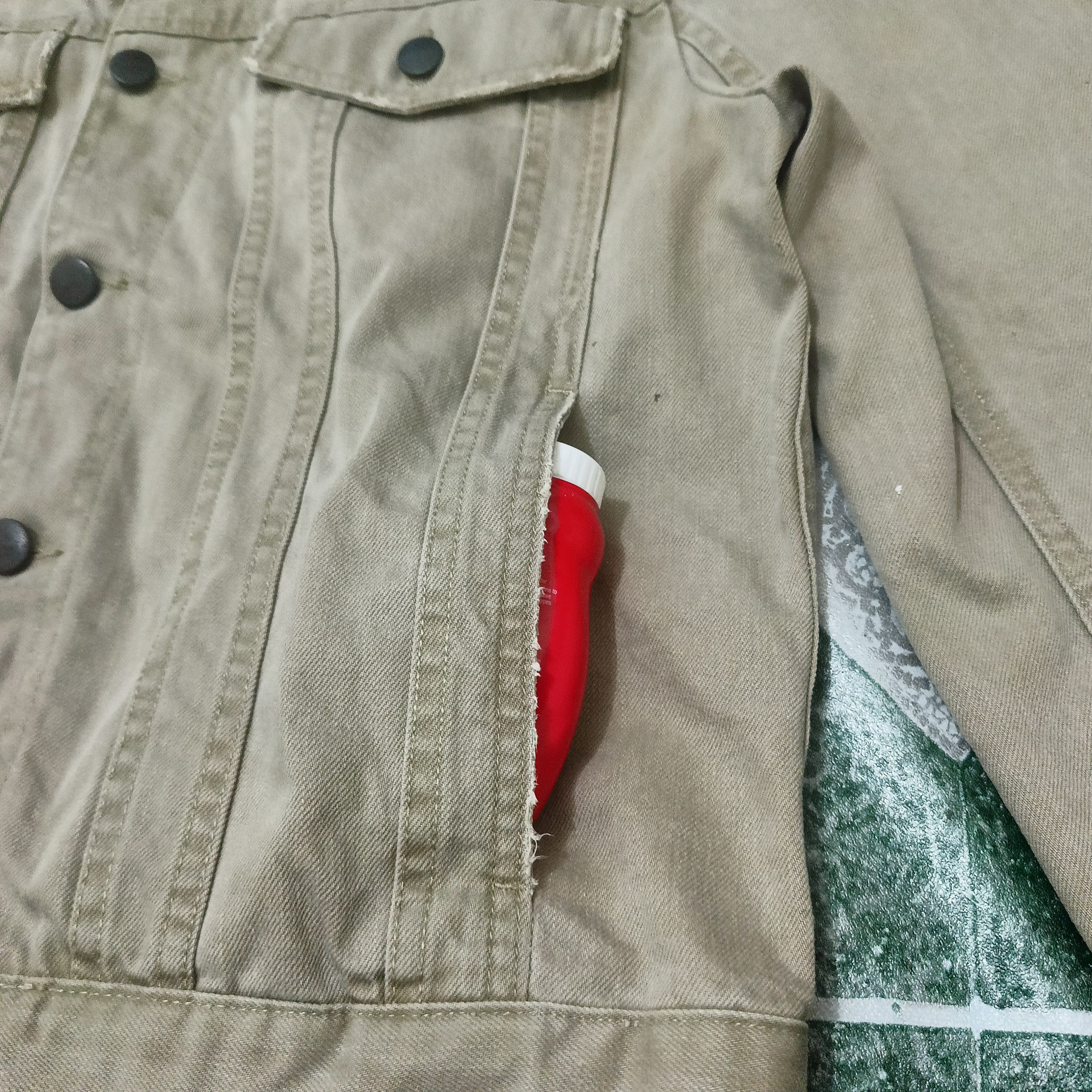 Zara Zara Distressed Denim Jacket Size US M / EU 48-50 / 2 - 4 Thumbnail