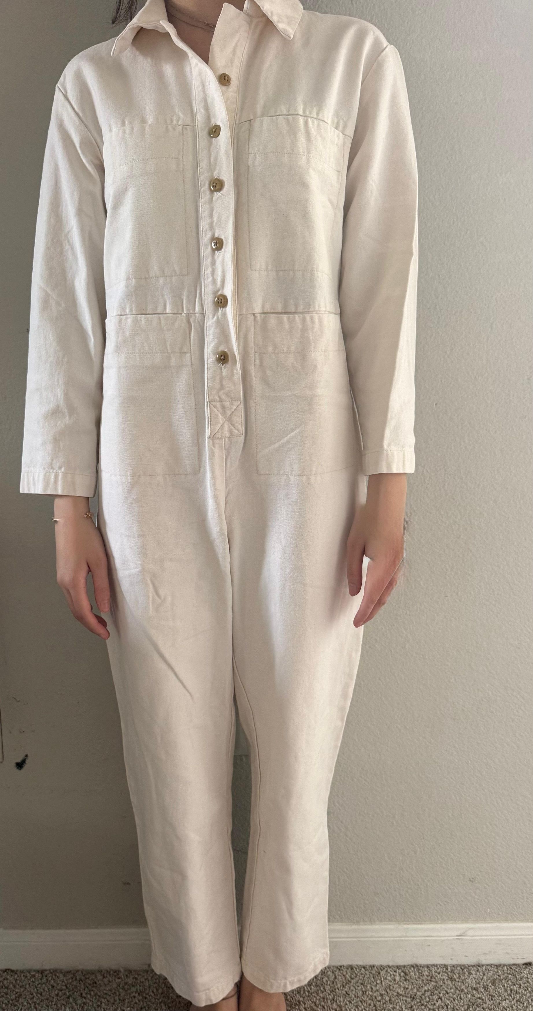 Ilana Kohn Ilana Kohn Tia Coverall in Toast - Size 0P Size 25" / US 0 / IT 36 - 10 Thumbnail