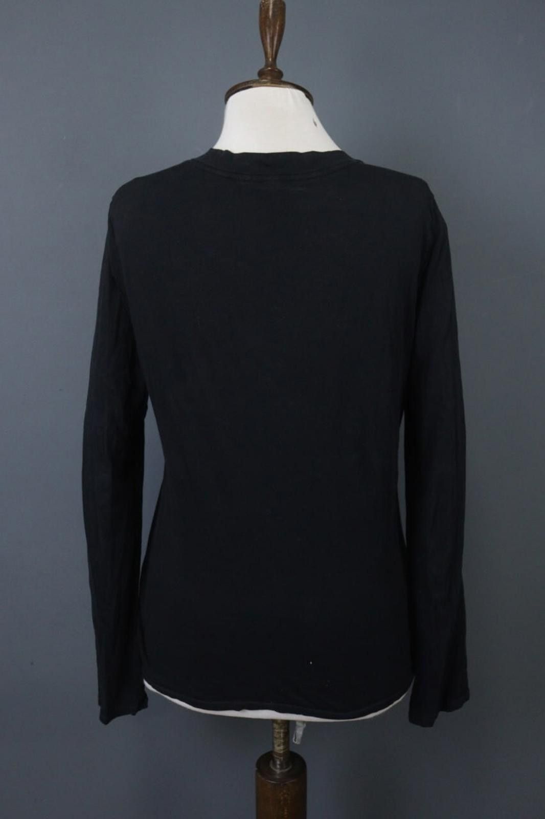 James Perse James Perse Black Cotton Scoop Neck Blouse Top Size 3 Size M / US 6-8 / IT 42-44 - 9 Thumbnail