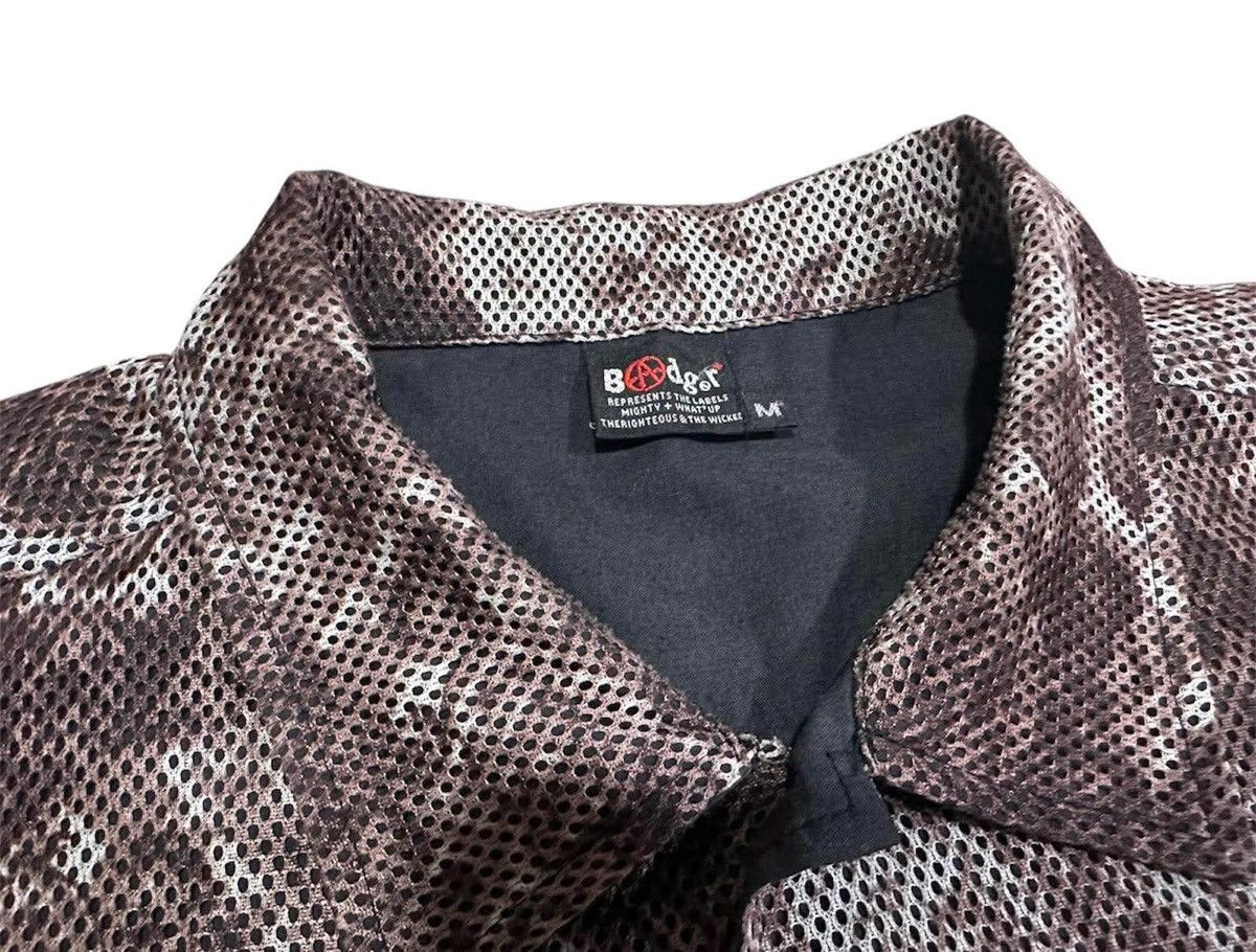 14th Addiction × If Six Was Nine × Japanese Brand 🔥Sick Y2K Badger Double Layer Mesh Poem Shirt Goth Punk Size US M / EU 48-50 / 2 - 9 Thumbnail