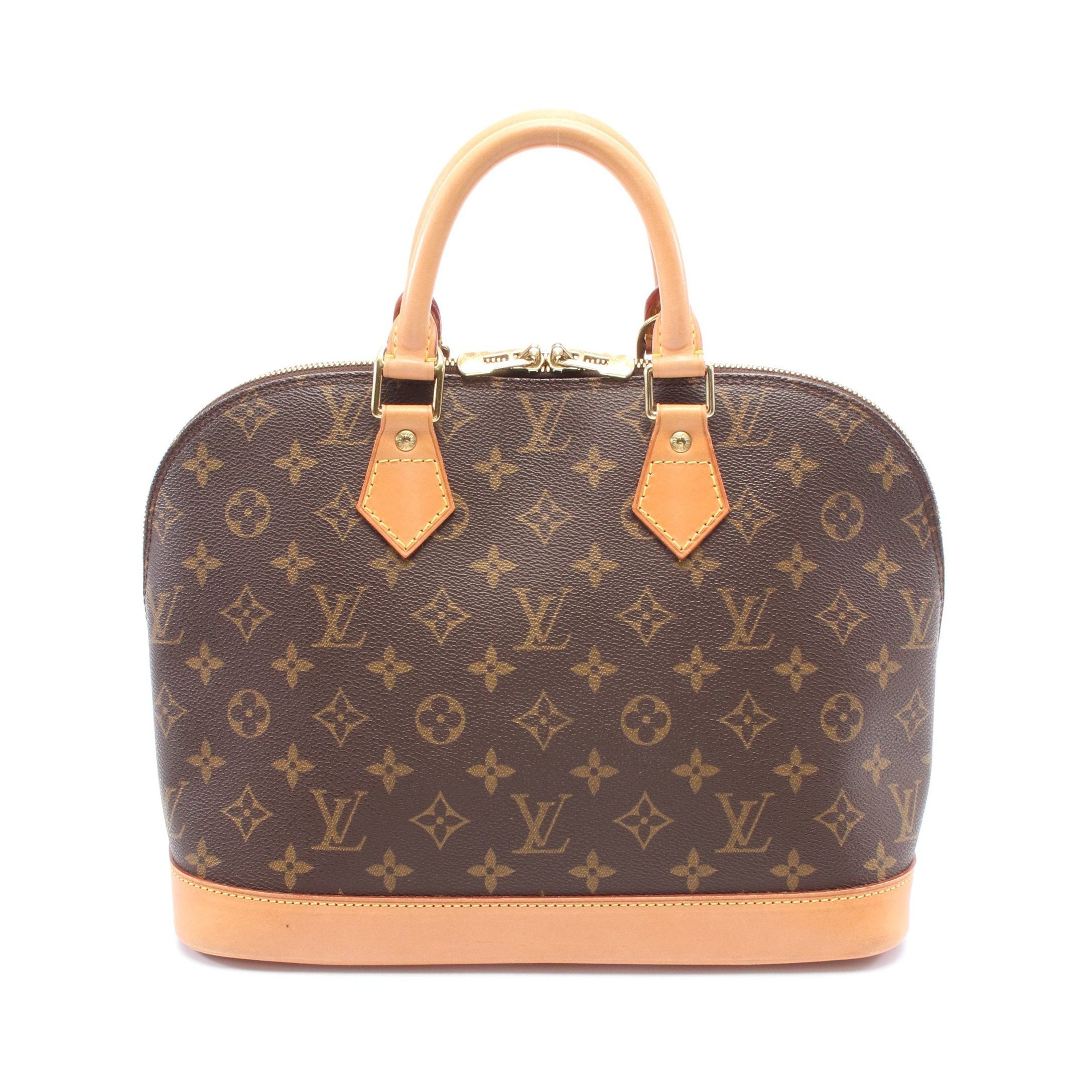 Louis Vuitton Louis Vuitton Alma Pm Monogram Handbag Leather Brown Size ONE SIZE - 1 Thumbnail