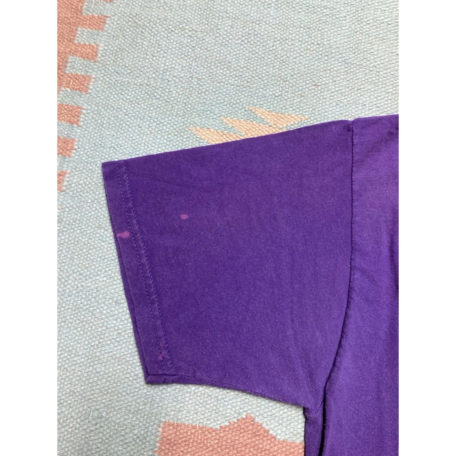 Jerzees VINTAGE Jerzees T-Shirt Walmart we are a team smiley face Warren Michigan Large Purple Men Shirt Mens L Size US L / EU 52-54 / 3 - 4 Thumbnail