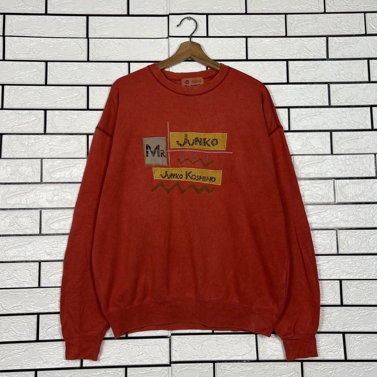 Mr. Junko Vintage 90s MR. JUNKO KOSHINO Crewneck Sweatshirt #4279-C194 Size US L / EU 52-54 / 3 - 1 Thumbnail