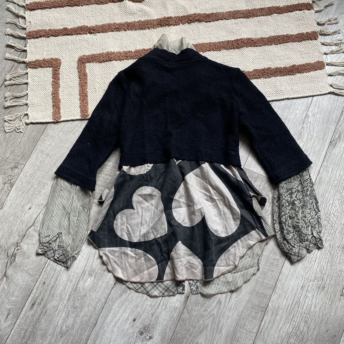 Gucci GUCCI Y2K AVANT GARDE PATCHWORK WOOL SWEATER SHIRT Size M / US 6-8 / IT 42-44 - 2 Thumbnail