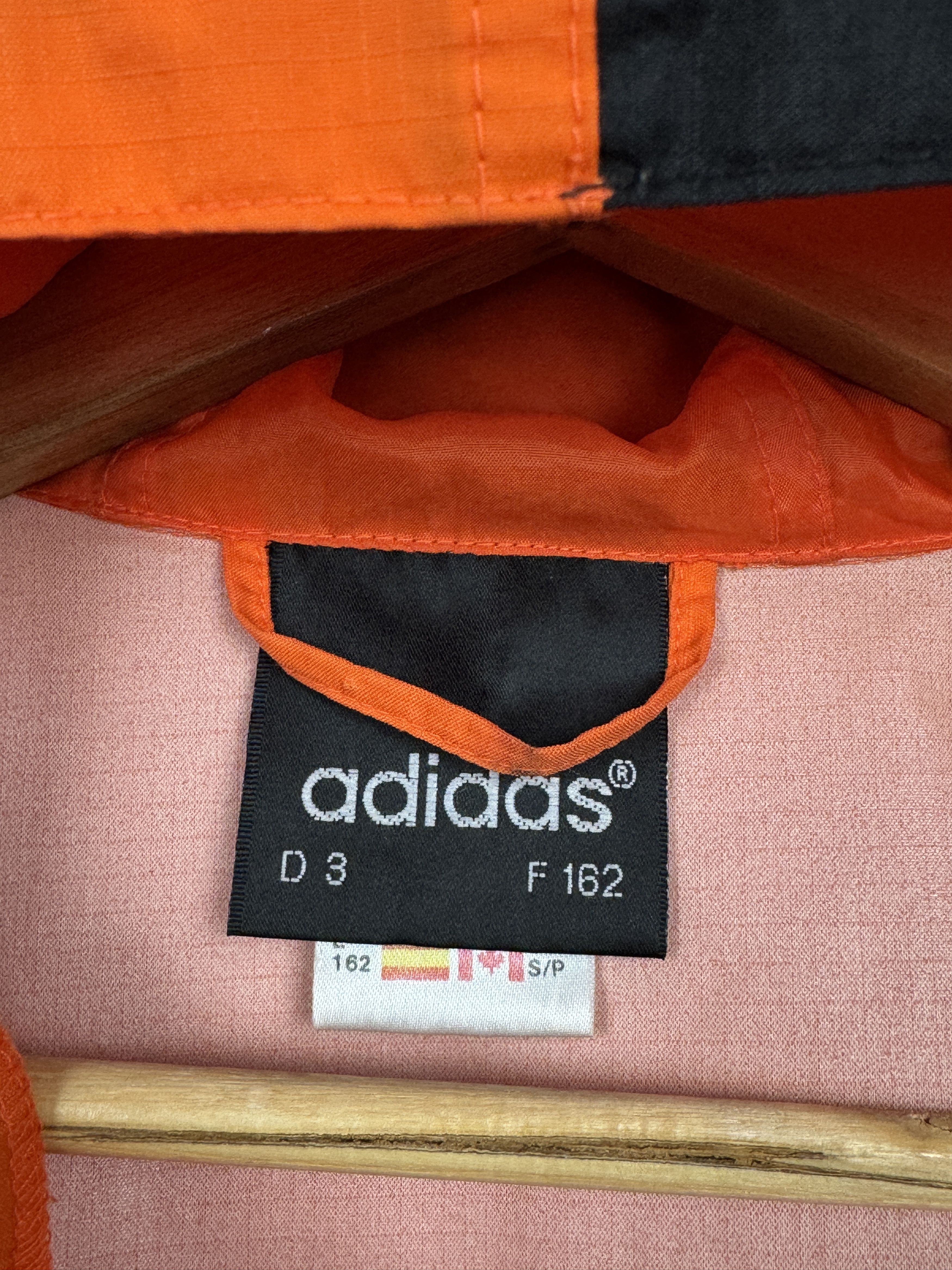 Adidas Vintage ADIDAS Orange Anorak Big Logo Light Jacket Size US S / EU 44-46 / 1 - 10 Thumbnail