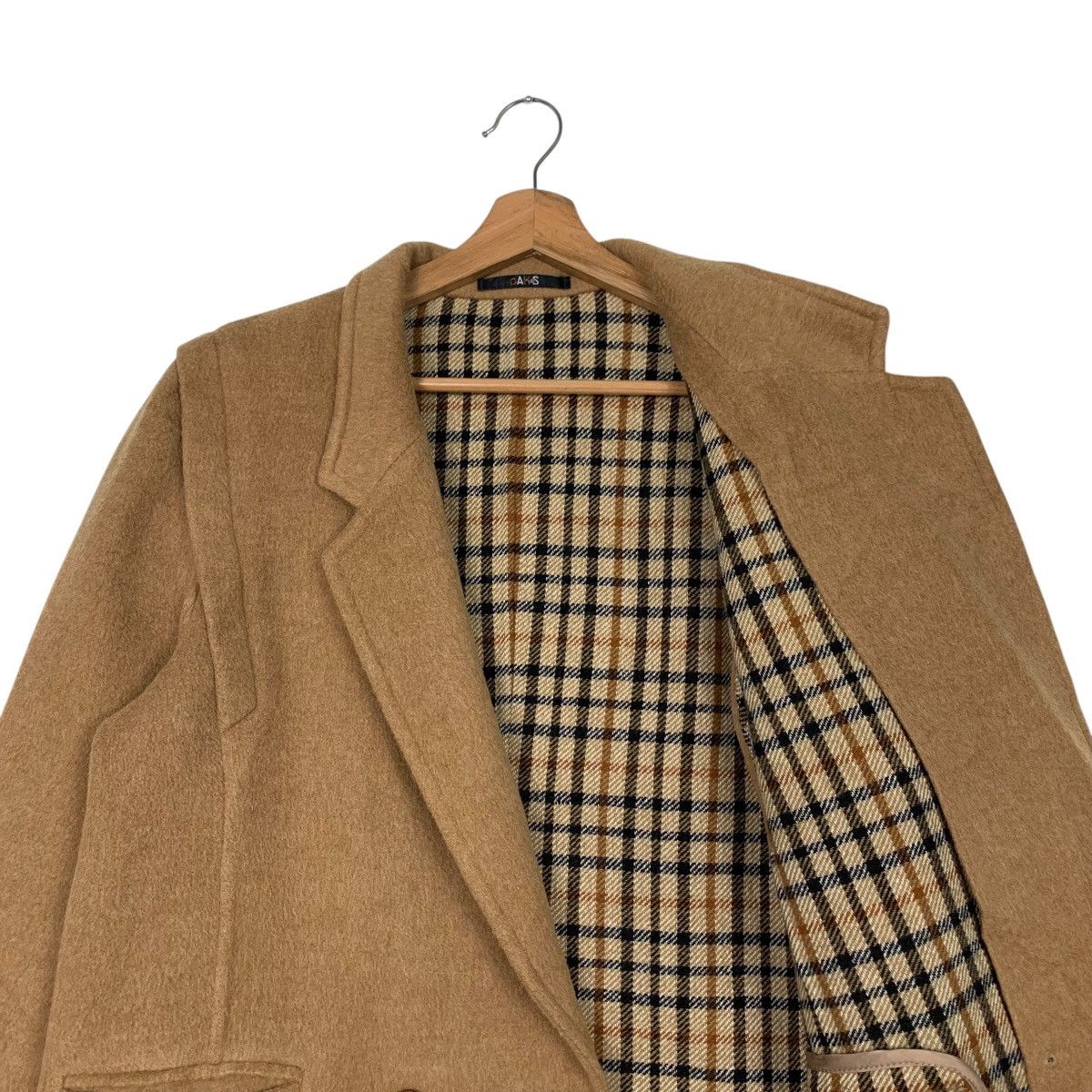 DAKS Vintage 90's DAKS ENGLAND Wool Coat Jacket #2740-C123 Size US L / EU 52-54 / 3 - 10 Thumbnail