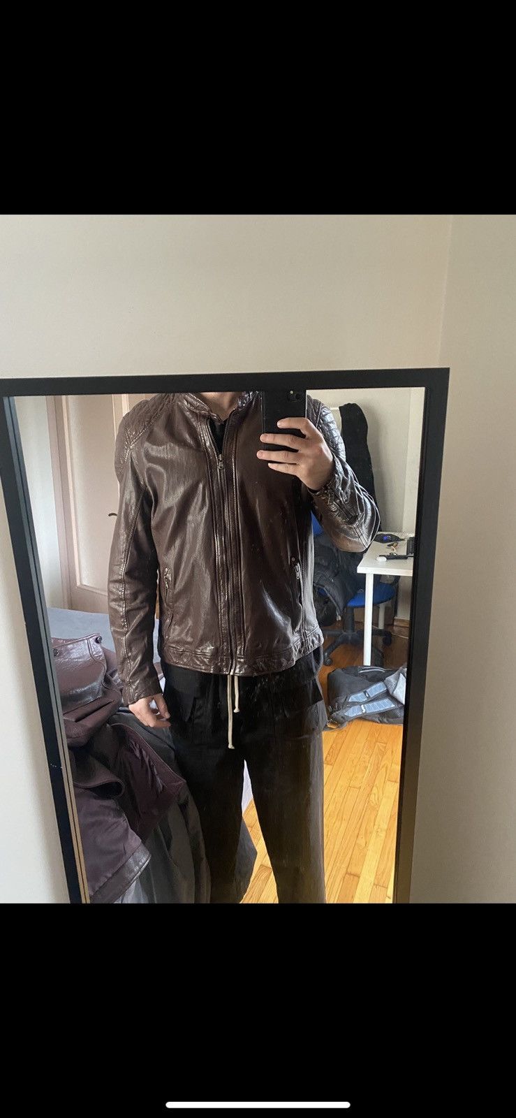 Other Vintage leather jacket Size US L / EU 52-54 / 3 - 6 Thumbnail