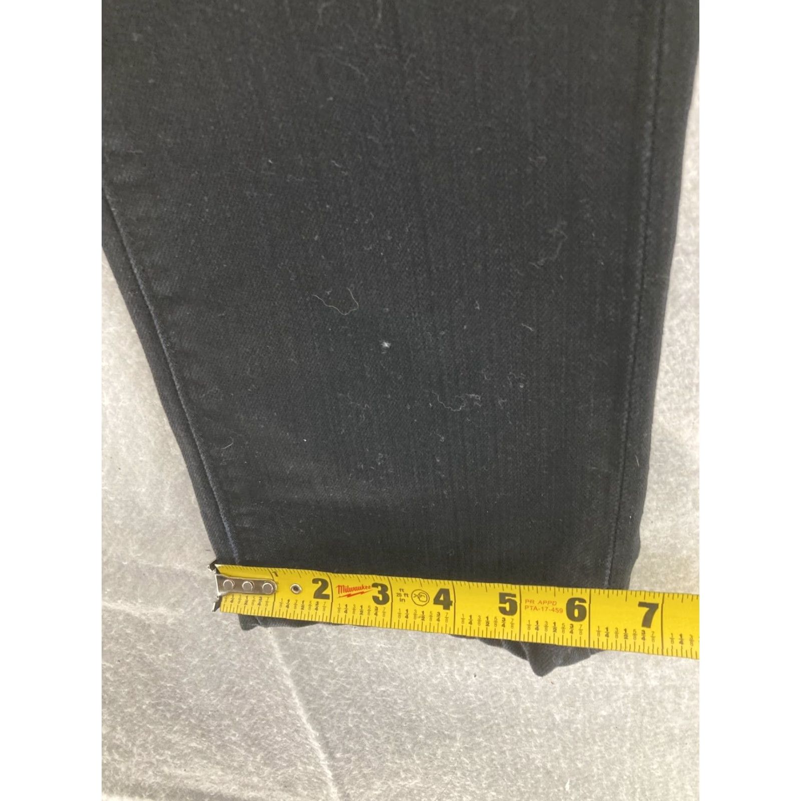 7 For All Mankind 7 For All Mankind Jeans Womens 26 Black Straight Leg Denim Regular Fit Size 26" / US 2 / IT 38 - 7 Thumbnail