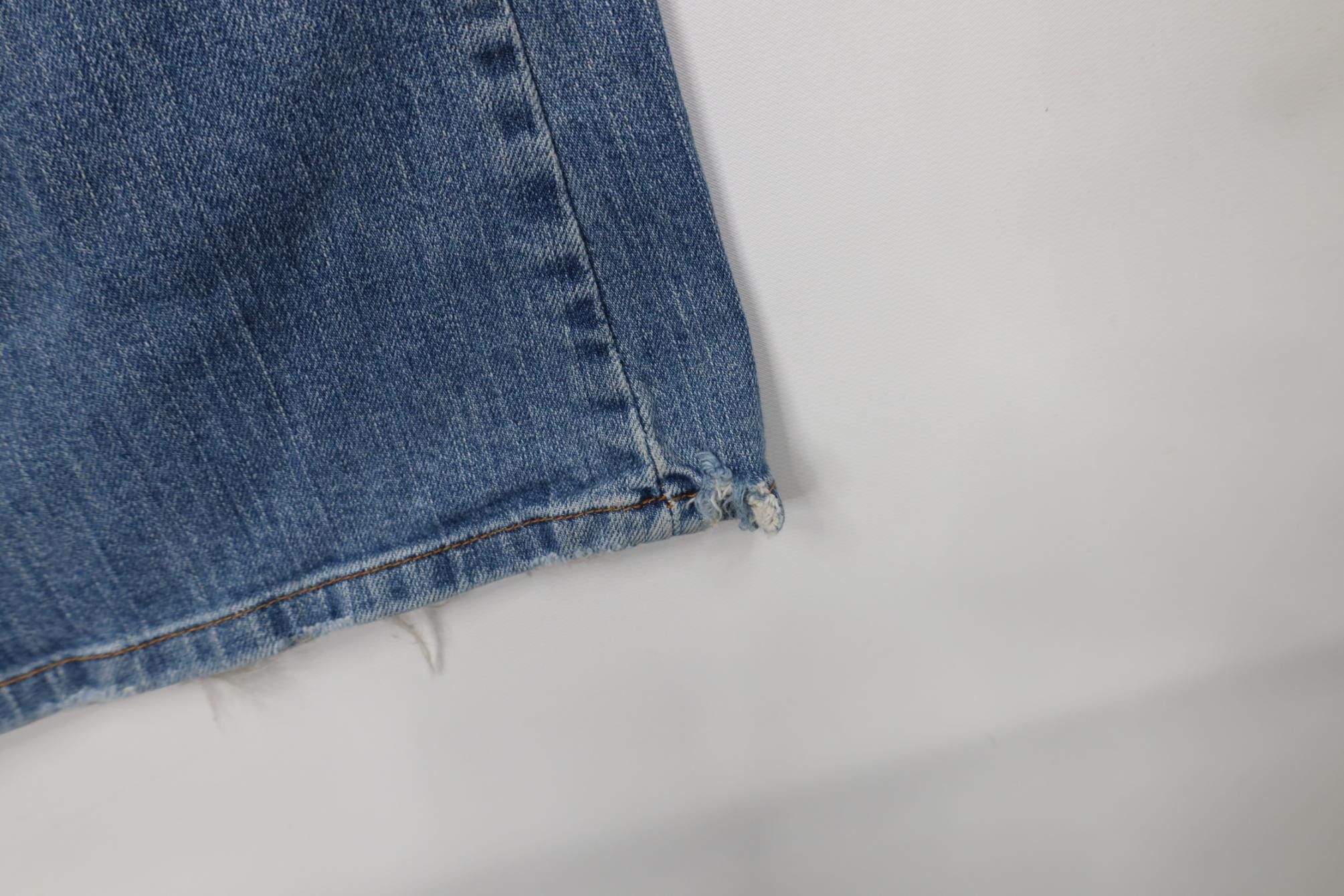Lucky Brand Vintage 90s Y2K Lucky Brand Flared Wide Leg Jeans USA Blue Size 30" / US 8 / IT 44 - 6 Thumbnail