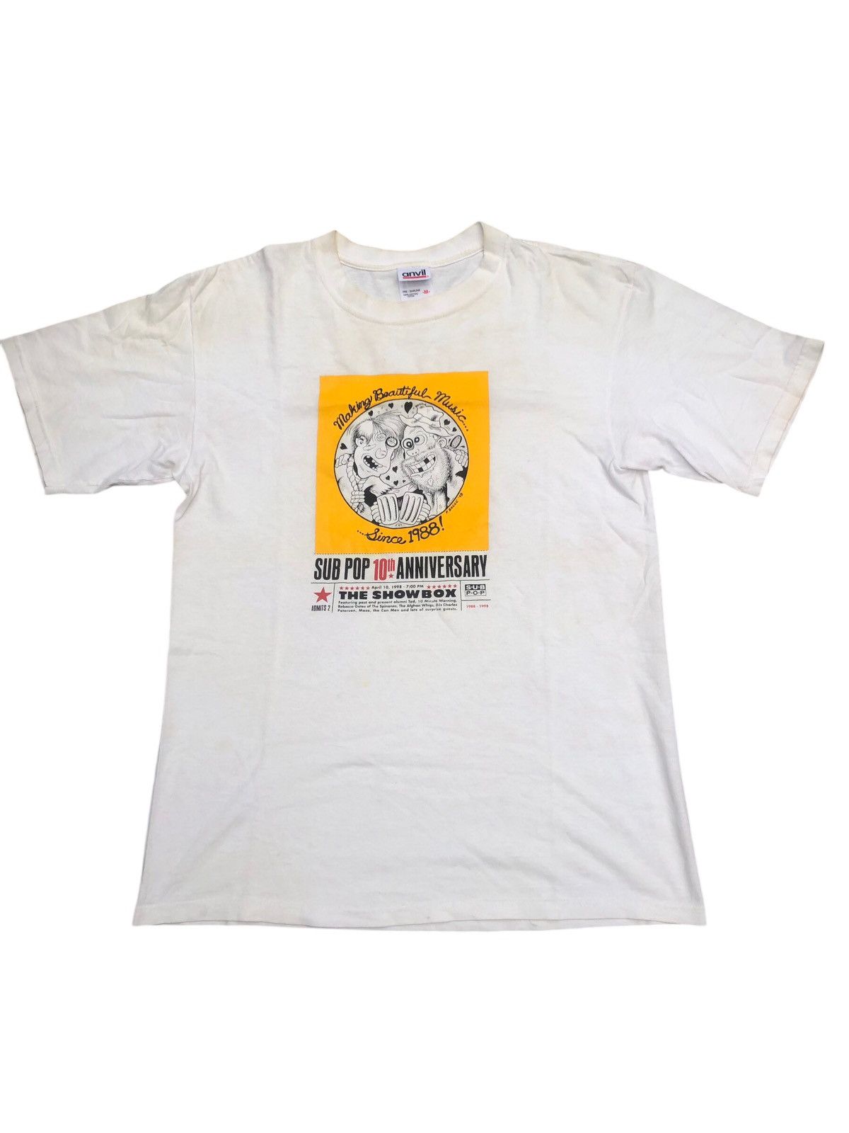 Band Tees Vintage 90s SUB POP Grunge Nirvana Kurt Cobain T-Shirt Size US M / EU 48-50 / 2 - 1 Thumbnail