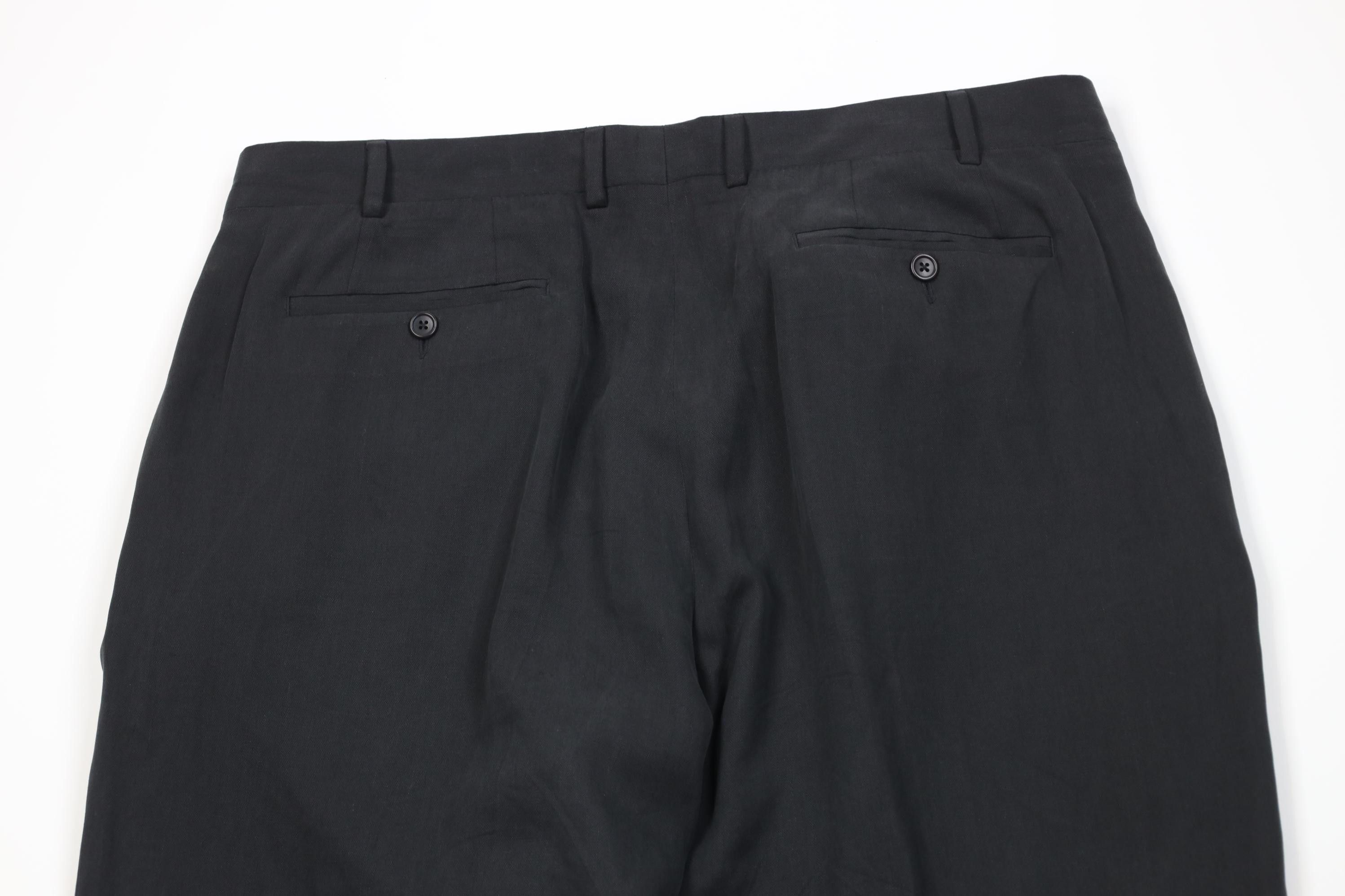 Nautica Vintage 90s Nautica Rigger Linen Wide Leg Chino Pants Black Size US 40 / EU 56 - 10 Thumbnail