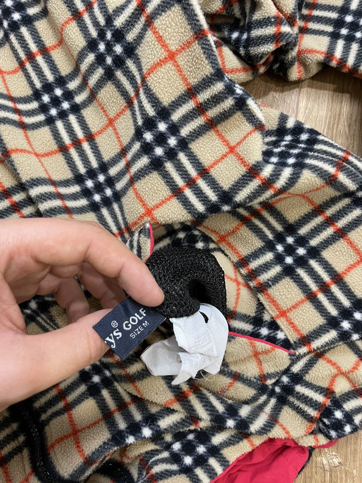 Burberry Vintage 90’s Burberry Nova Check Y2K Style Fleece Bomber Size US S / EU 44-46 / 1 - 10 Thumbnail