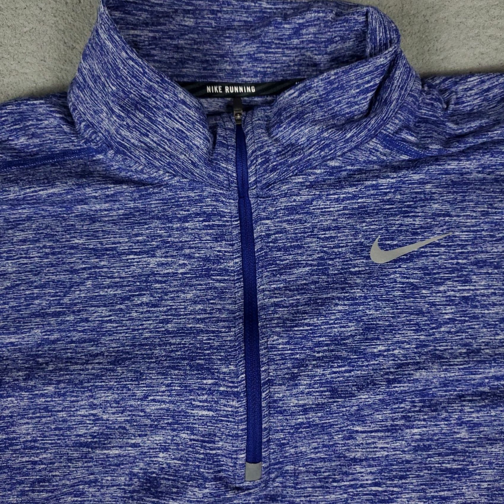 Nike Nike T Shirt Mens XL Blue Golf 1/4 Zip Active Pullover Long Sleeve Size US XL / EU 56 / 4 - 2 Thumbnail