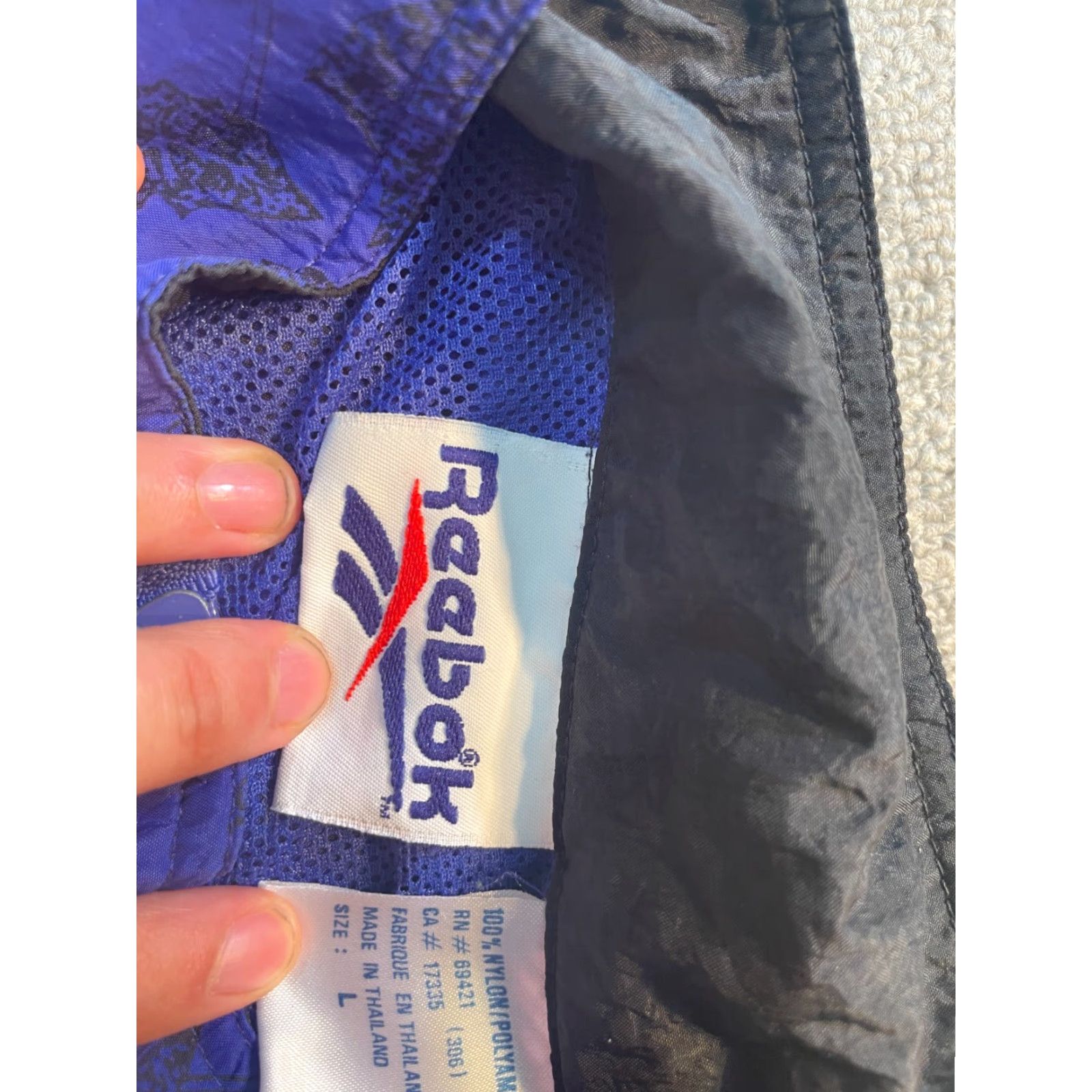 Reebok VINTAGE Reebok Windbreaker Jacket Zip Blue Teal Women’s Size M Size M / US 6-8 / IT 42-44 - 2 Thumbnail