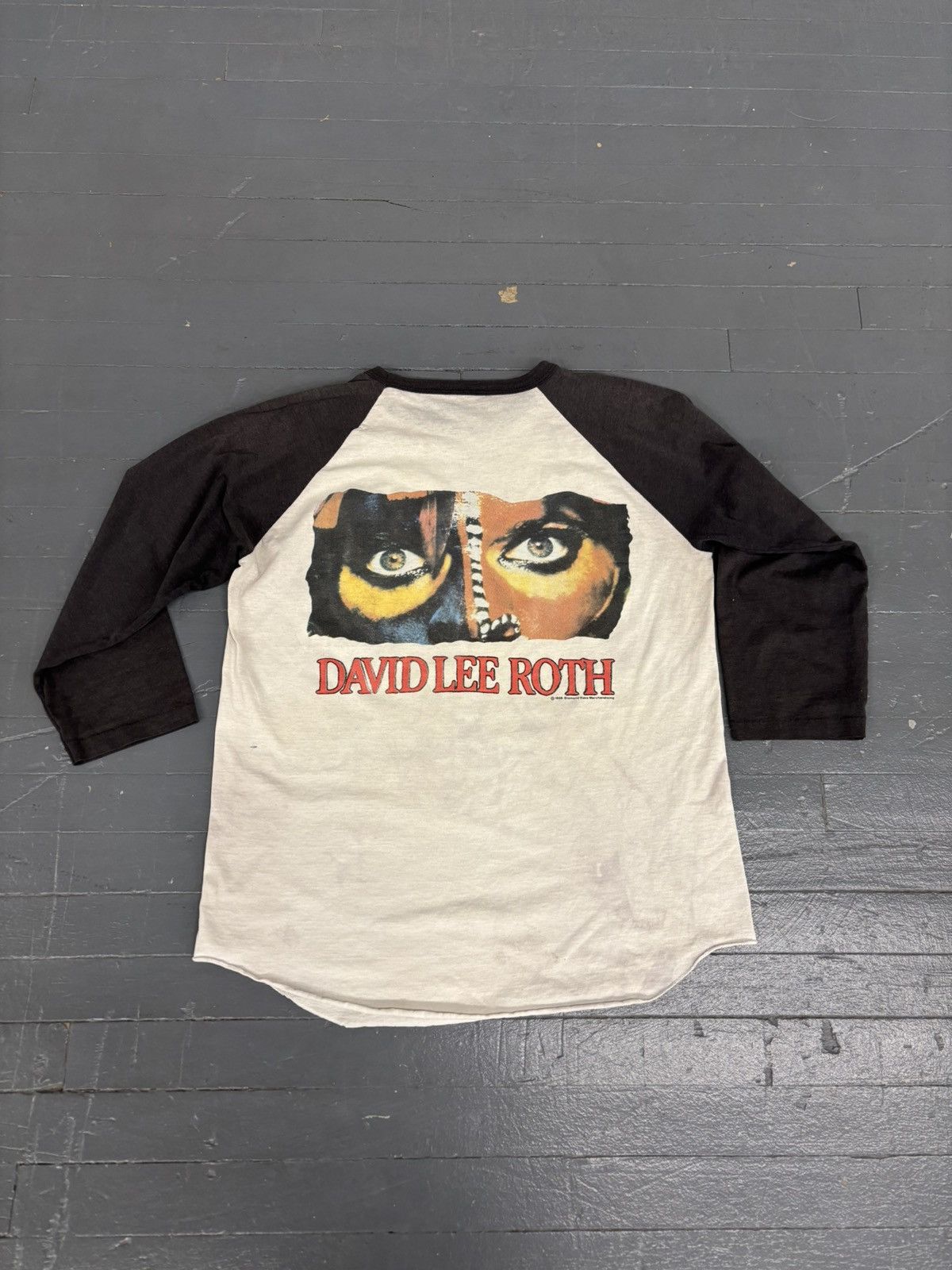 Band Tees × Vintage Vintage 1986 David Lee Roth World Tour tee Size US L / EU 52-54 / 3 - 2 Thumbnail