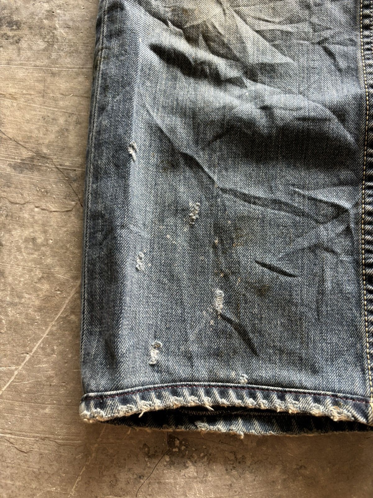 Diesel DIESEL distressed jeans rusty wash splatter punk grunge goth Size US 29 - 13 Thumbnail
