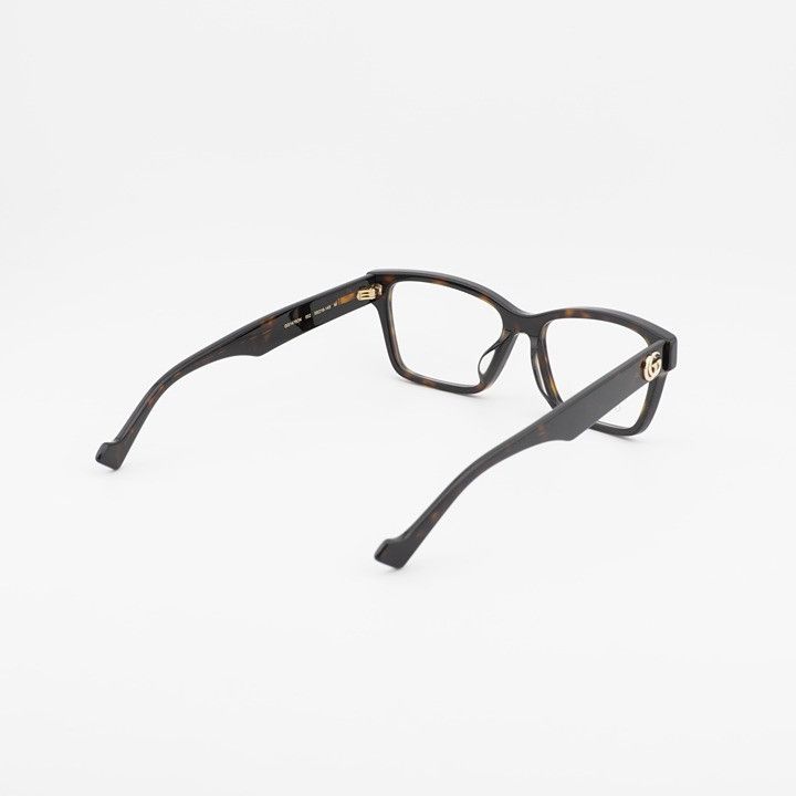 Gucci Gucci GG1476OK 002 Square Eyeglasses - Dark Havana 55mm Size ONE SIZE - 4 Thumbnail