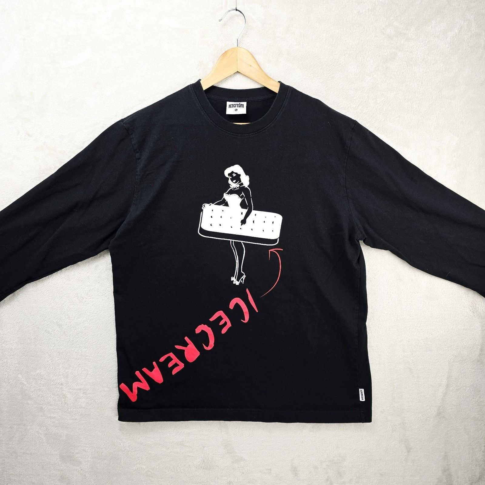 Icecream Icecream Shirt Men's XL Black BBC Pharell Girl Sandwich Size US XL / EU 56 / 4 - 2 Thumbnail