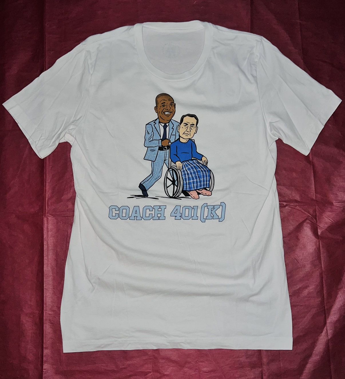 NCAA UNC BASKETBALL 🏀 COACH 401(K) Size US M / EU 48-50 / 2 - 8 Thumbnail